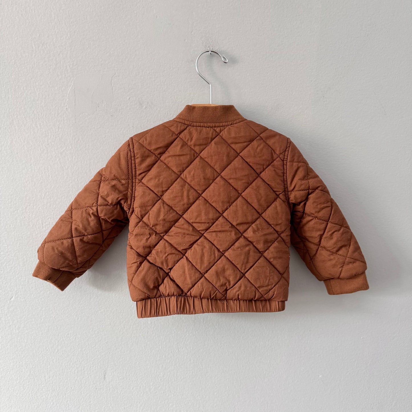 Miles the label / Brown quilted jacket / 18M