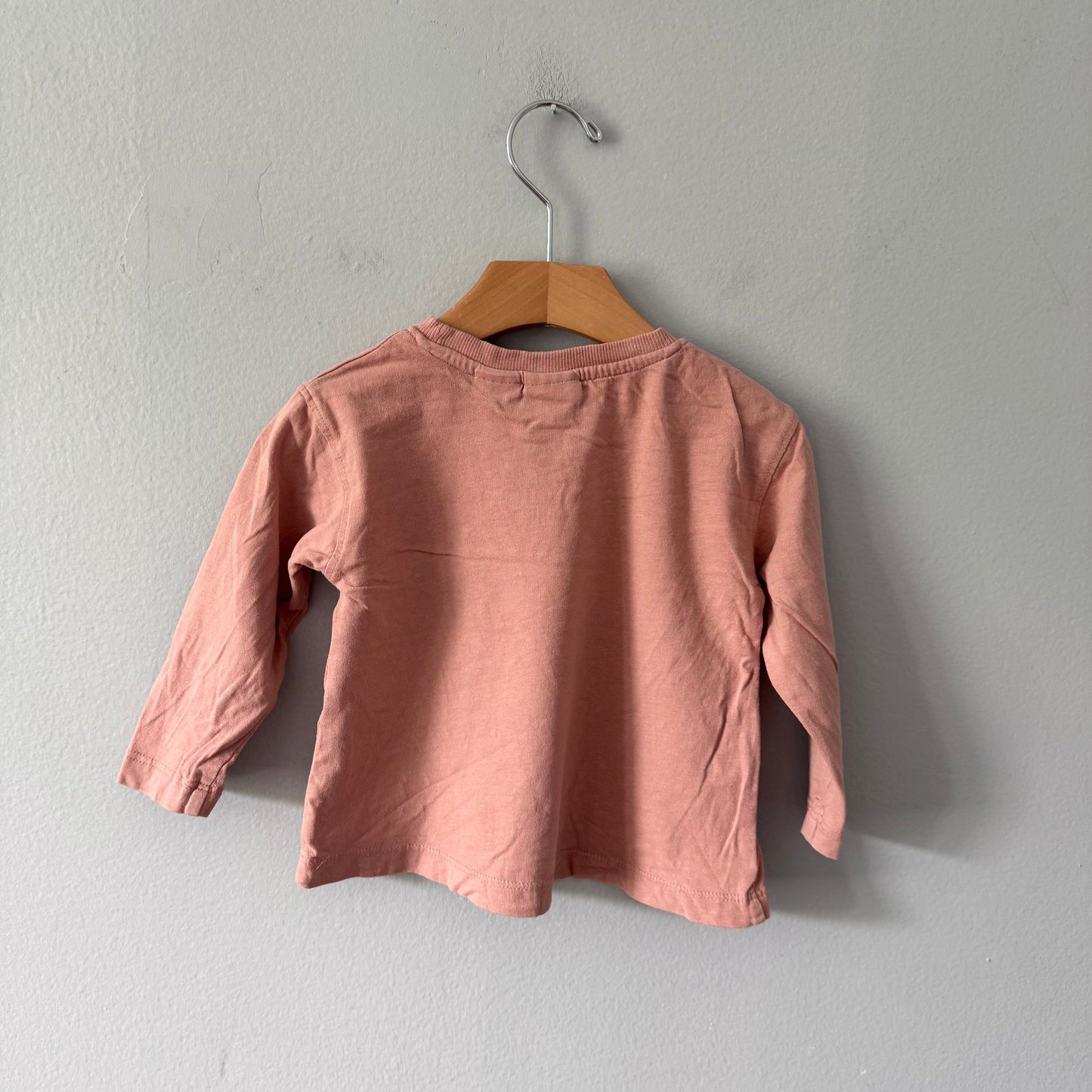 Zara / Orange brown long sleeve top / 12-18M