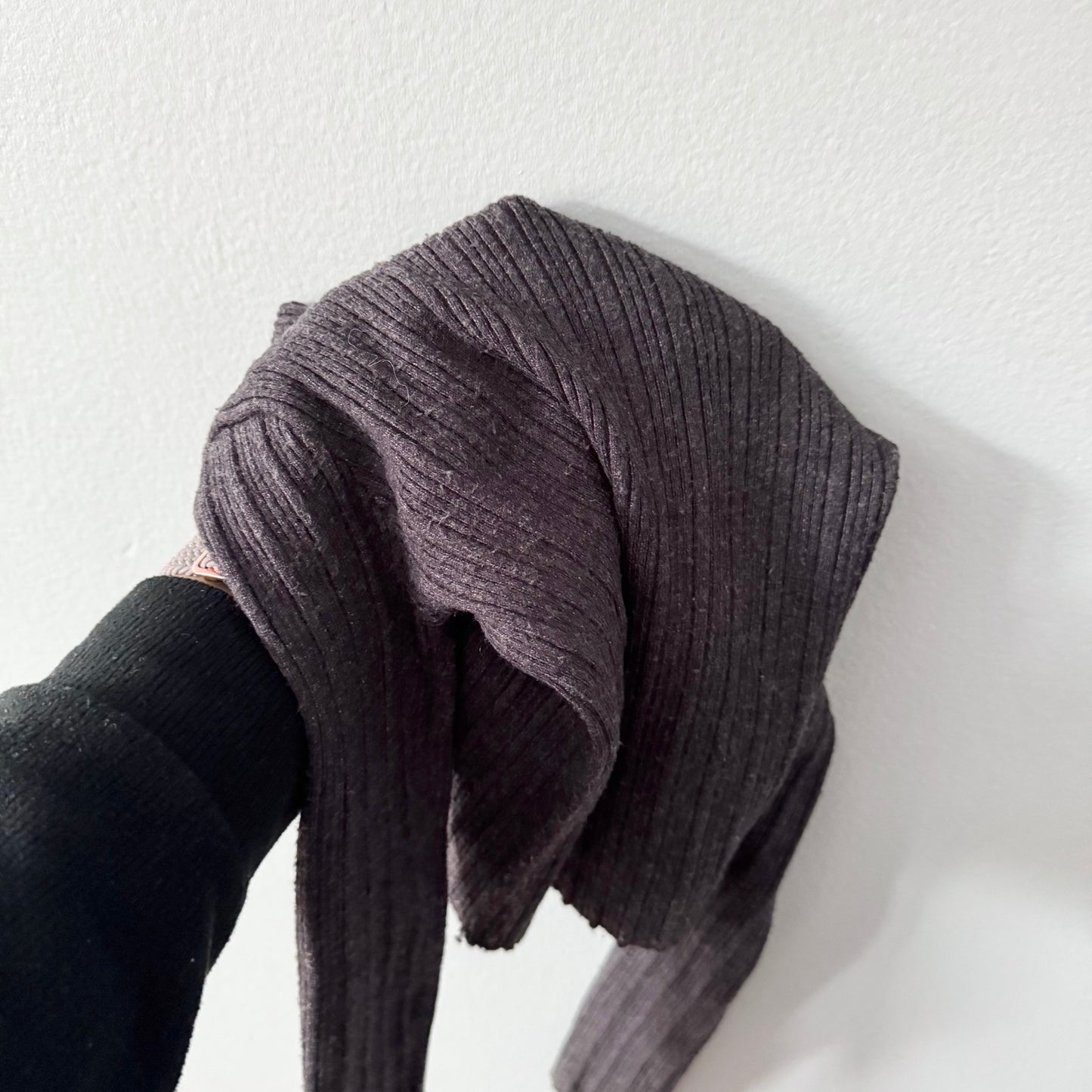 Zara / Charcoal grey turtle knit top / 8-9Y