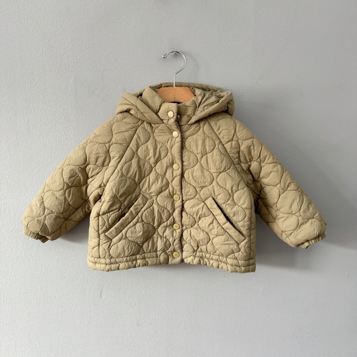 Zara / Beige padded jacket / 18-24M