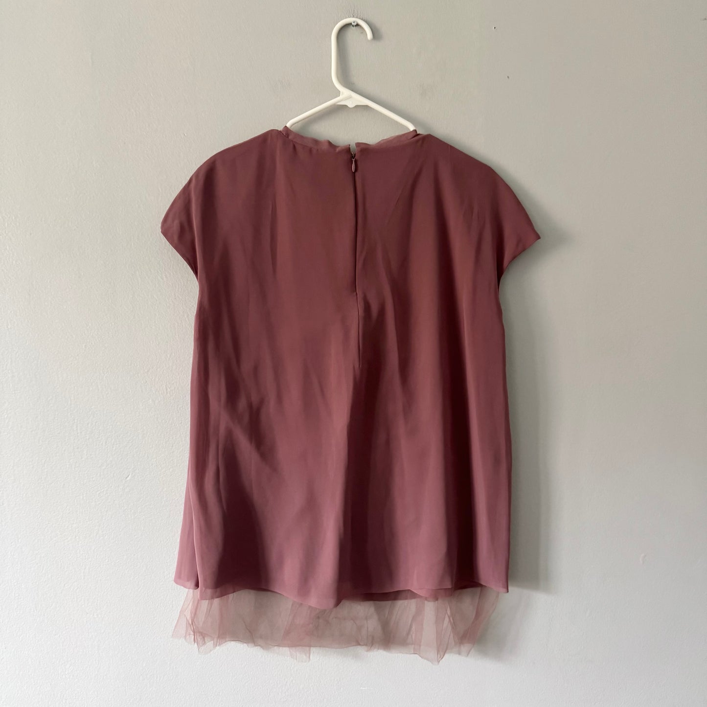 COS / Smokey rose tulle top / Women 10