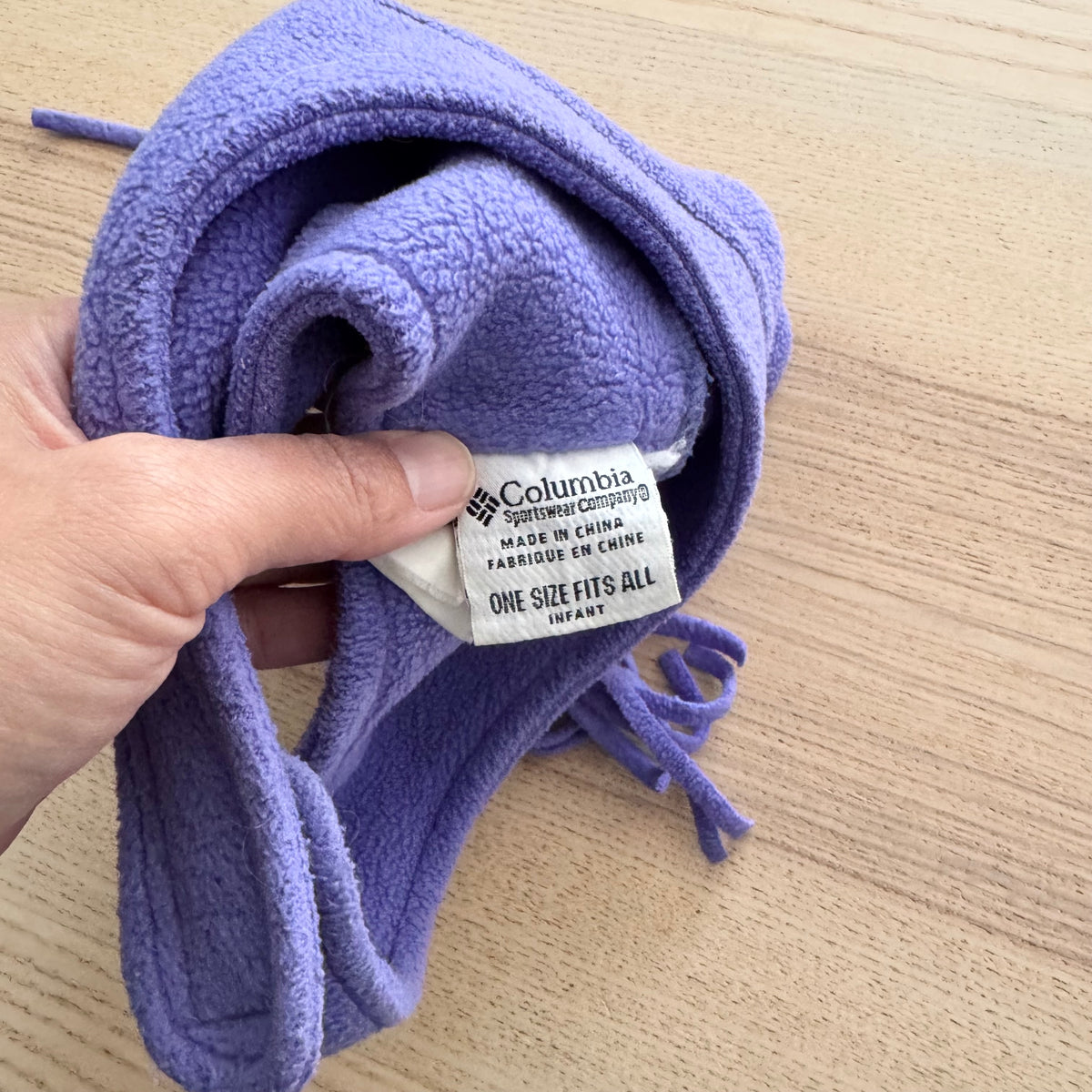 Columbia / Purple fleece hat / Infant