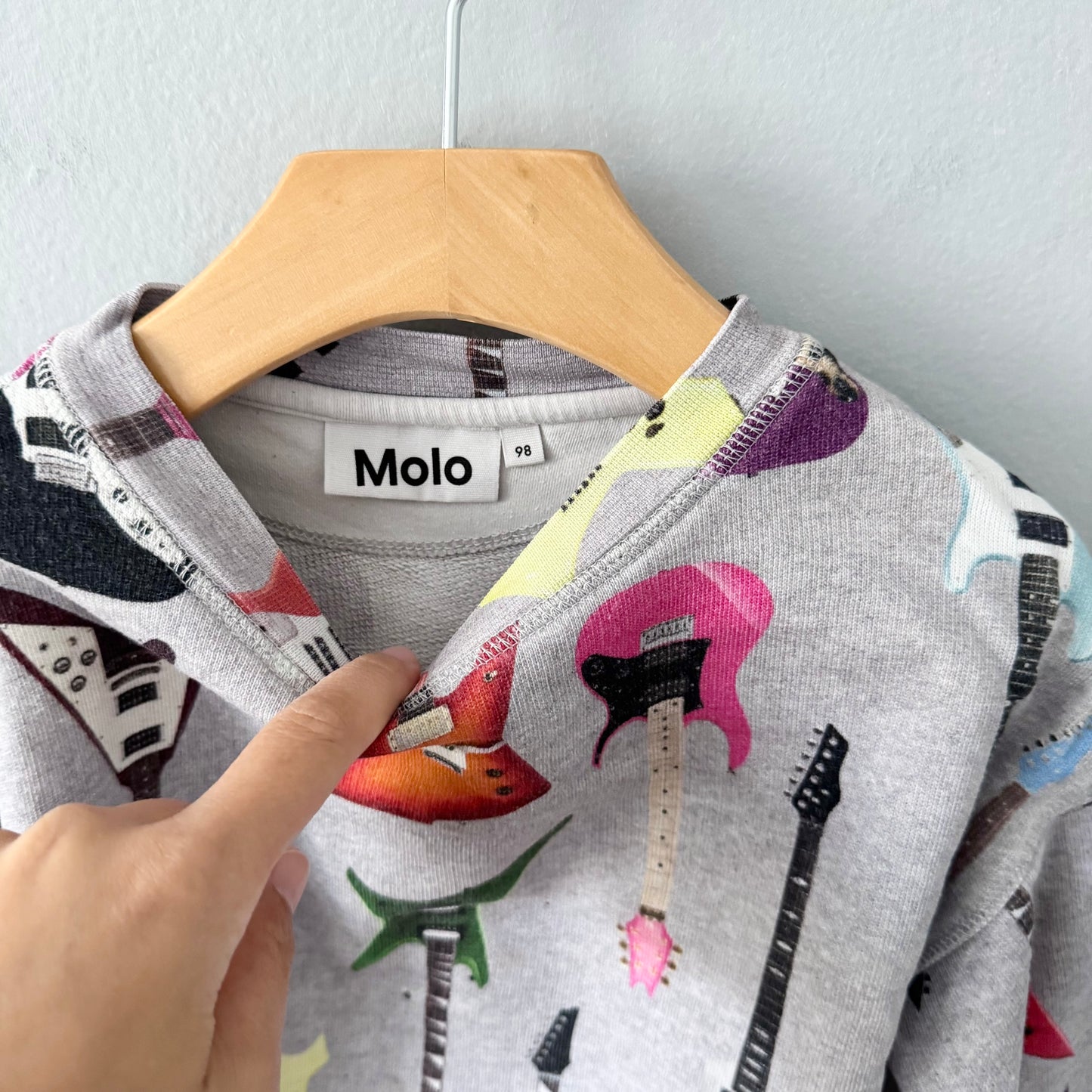 Molo / Guitar sweatshirt / 98cm(2-3Y)