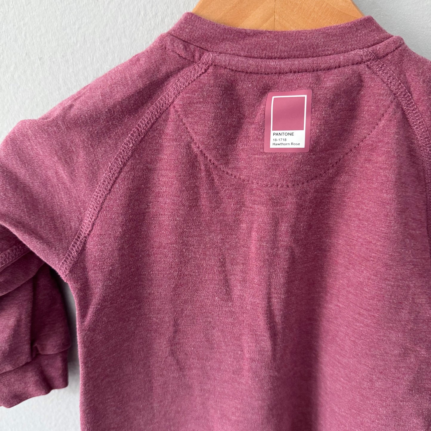 Nid d'oiseau x Pantone / Barboteuse bordeaux / 3-6M
