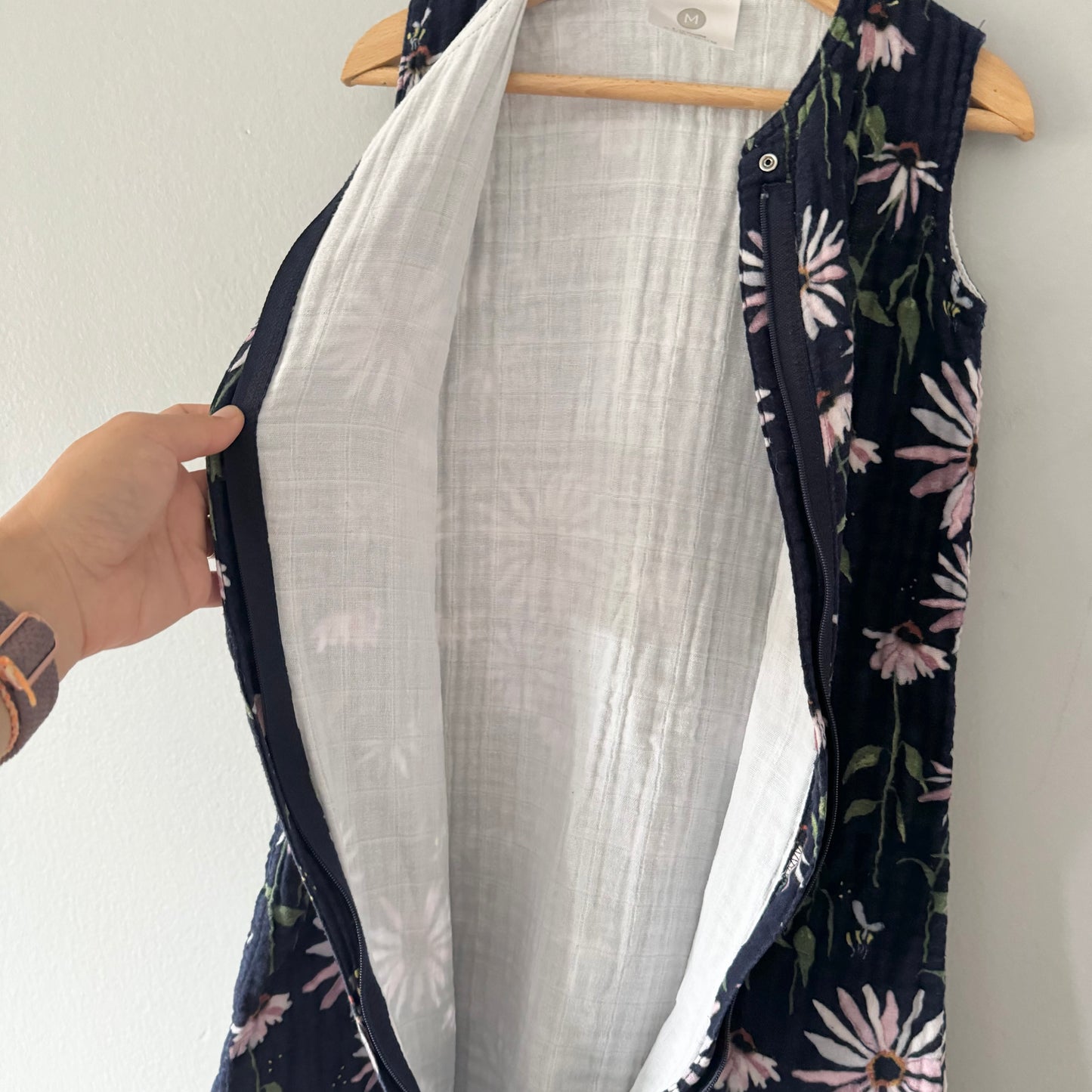 Little Unicorn / Cotton muslin sleep sack / 6-12M