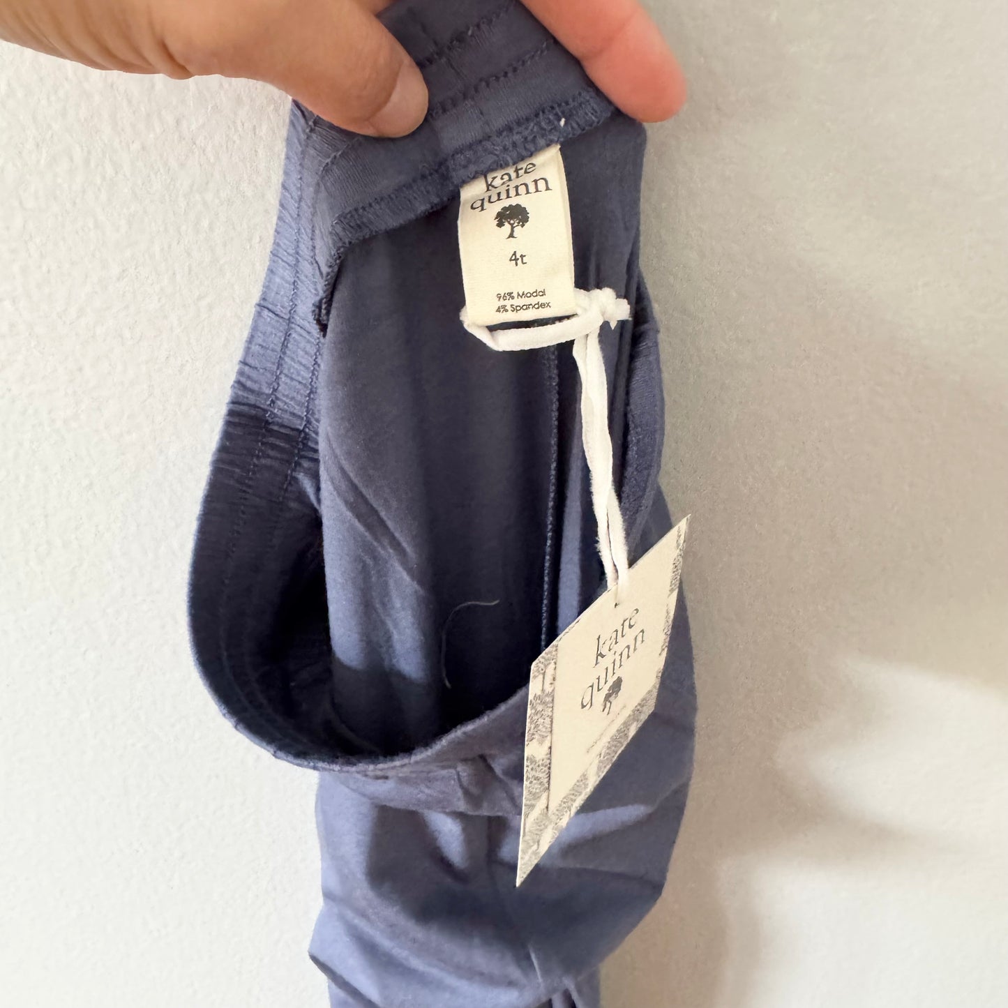 Kate Quinn / Blue jogger pants / 4T - New with tag