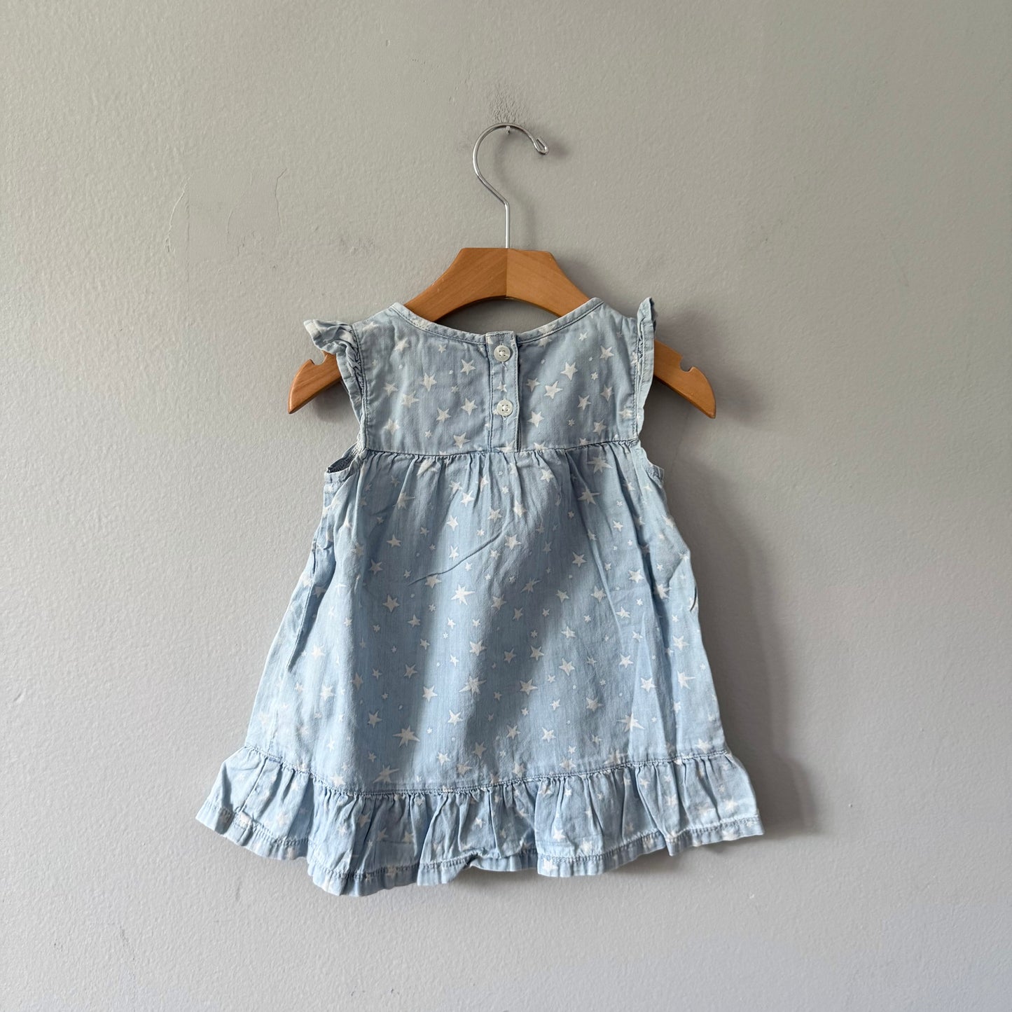 Hatley / Blue x star tank dress / 12-18M