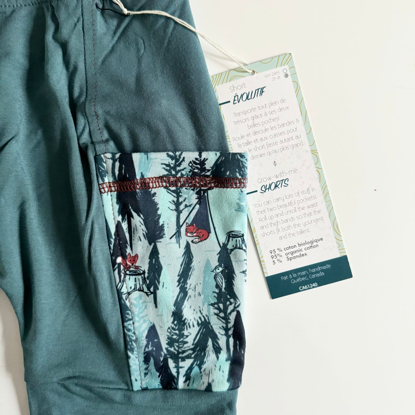 Peakbwa / FOX-TROTTE Grow with me shorts / 2-4T