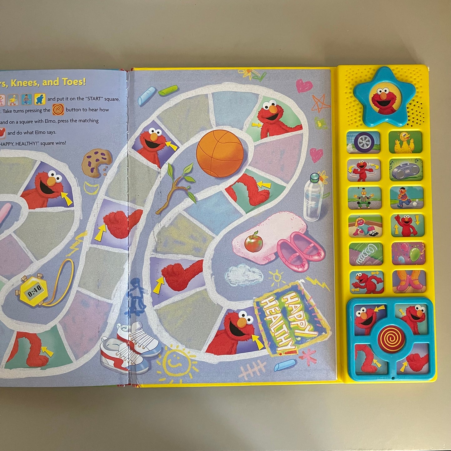 Sesame Street - happy healthy monsters Head to Toe! (Sound Book)