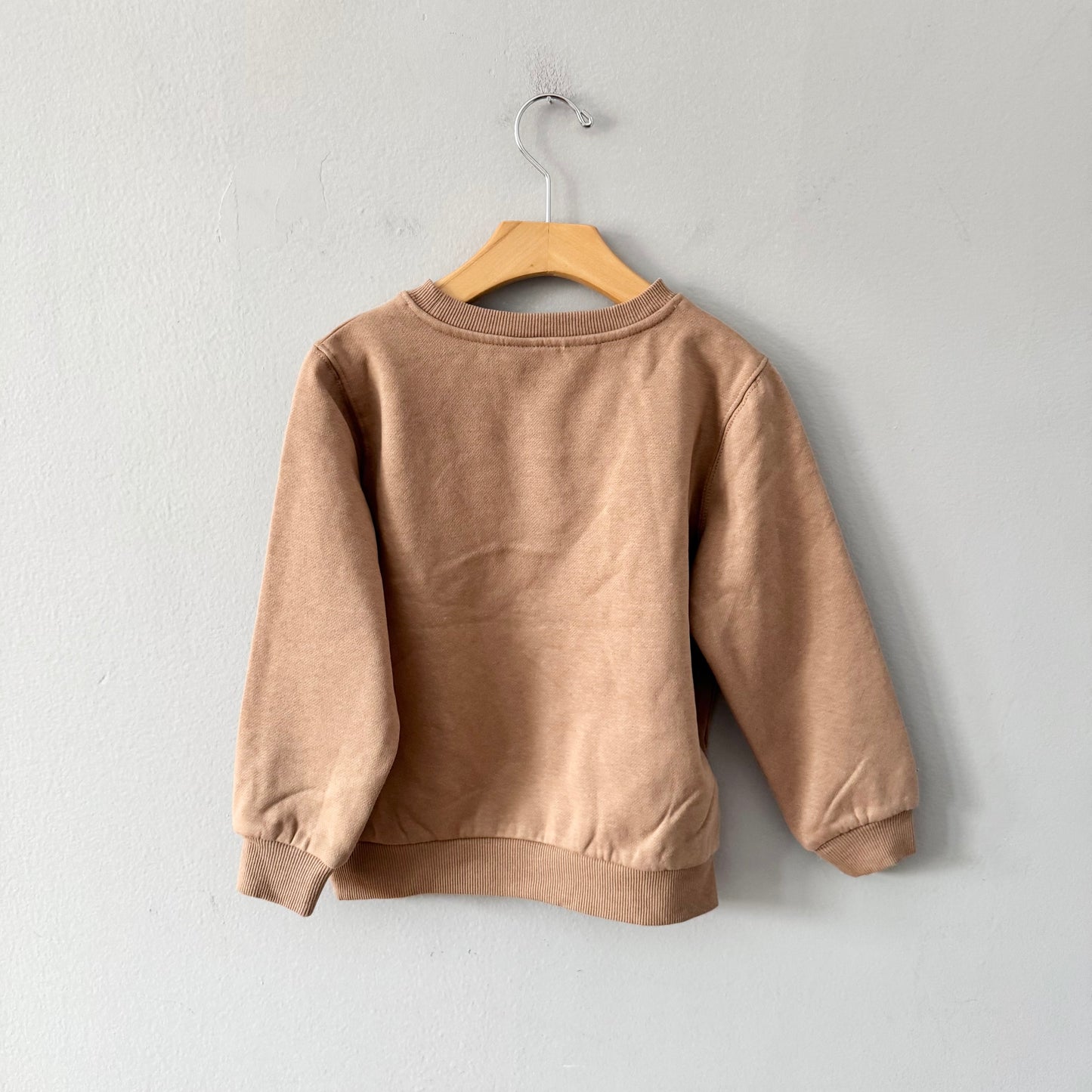 H&M / Brown x fox sweatshirt / 4-6Y - New with tag