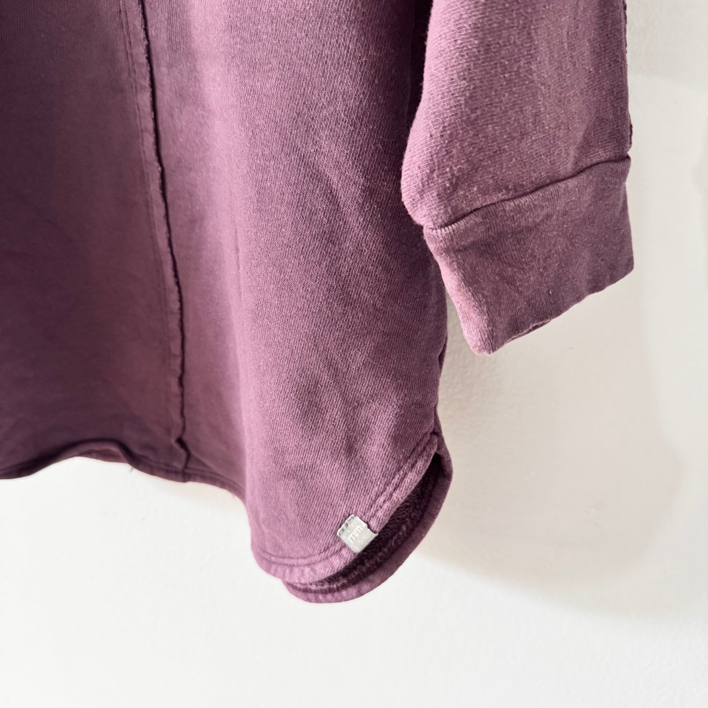 Mini mioche / Purple zip up hoodie / 5Y