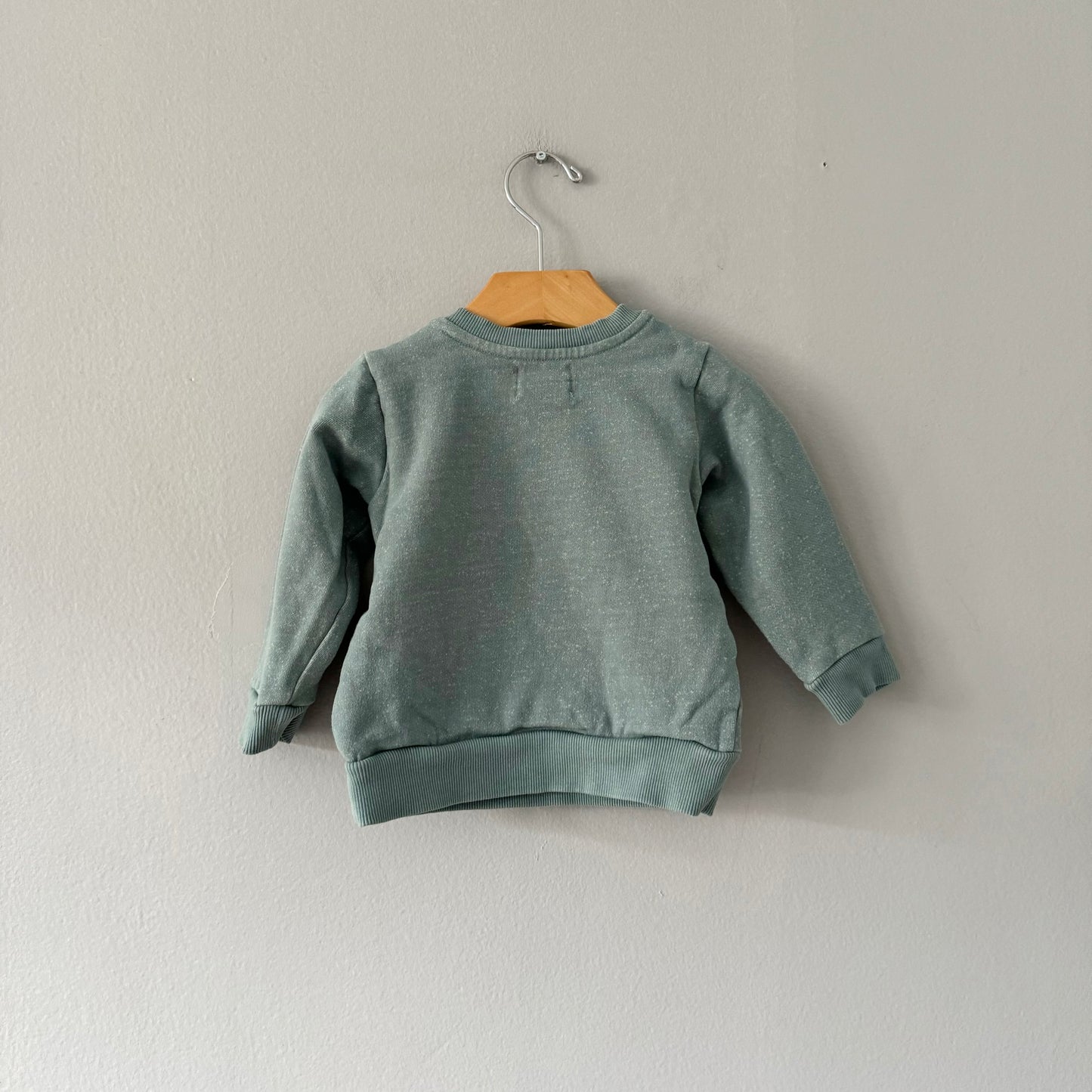 Wilson + Frenchy / Green sweatshirt / 12-18M