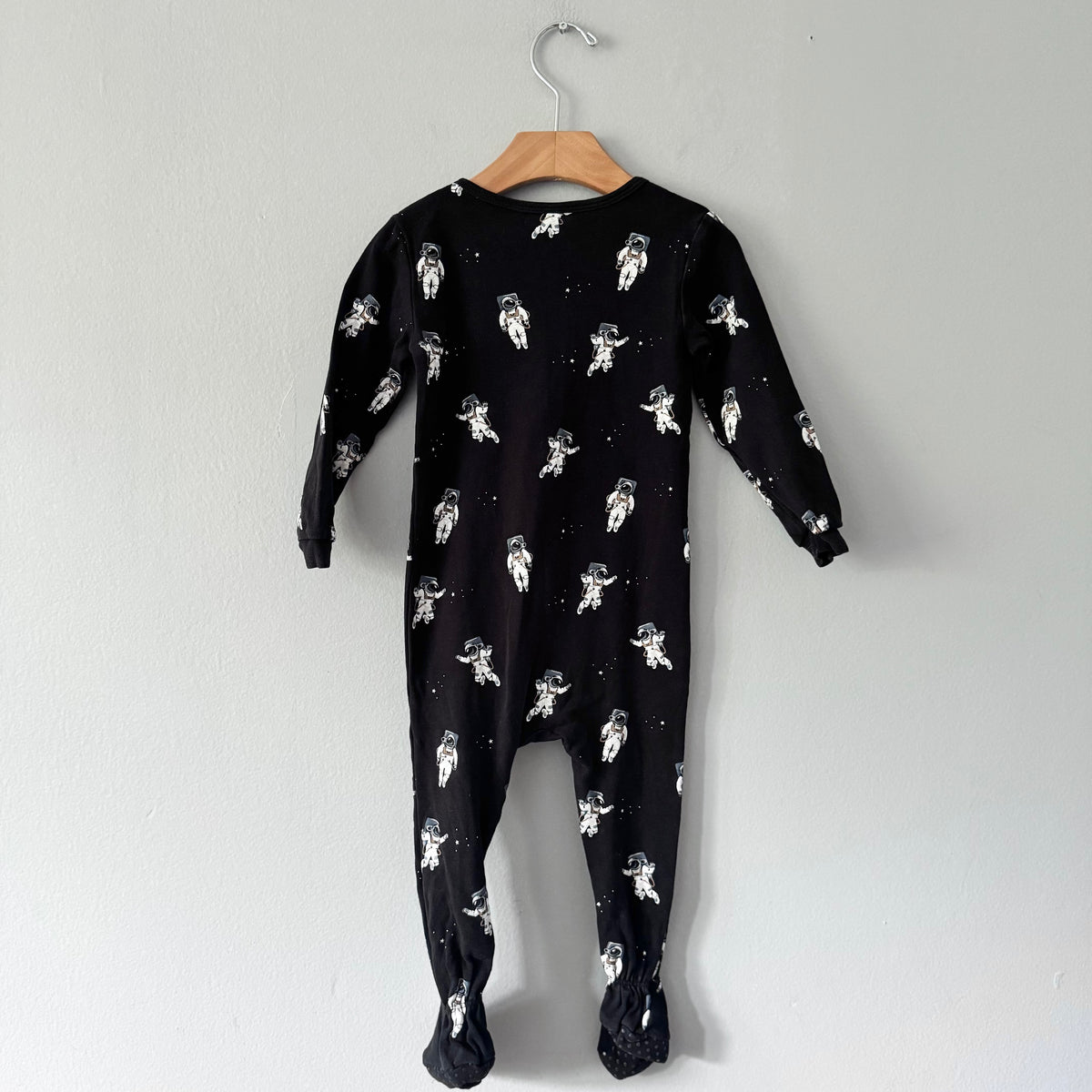 Petit lem / Black x space romper / 24M
