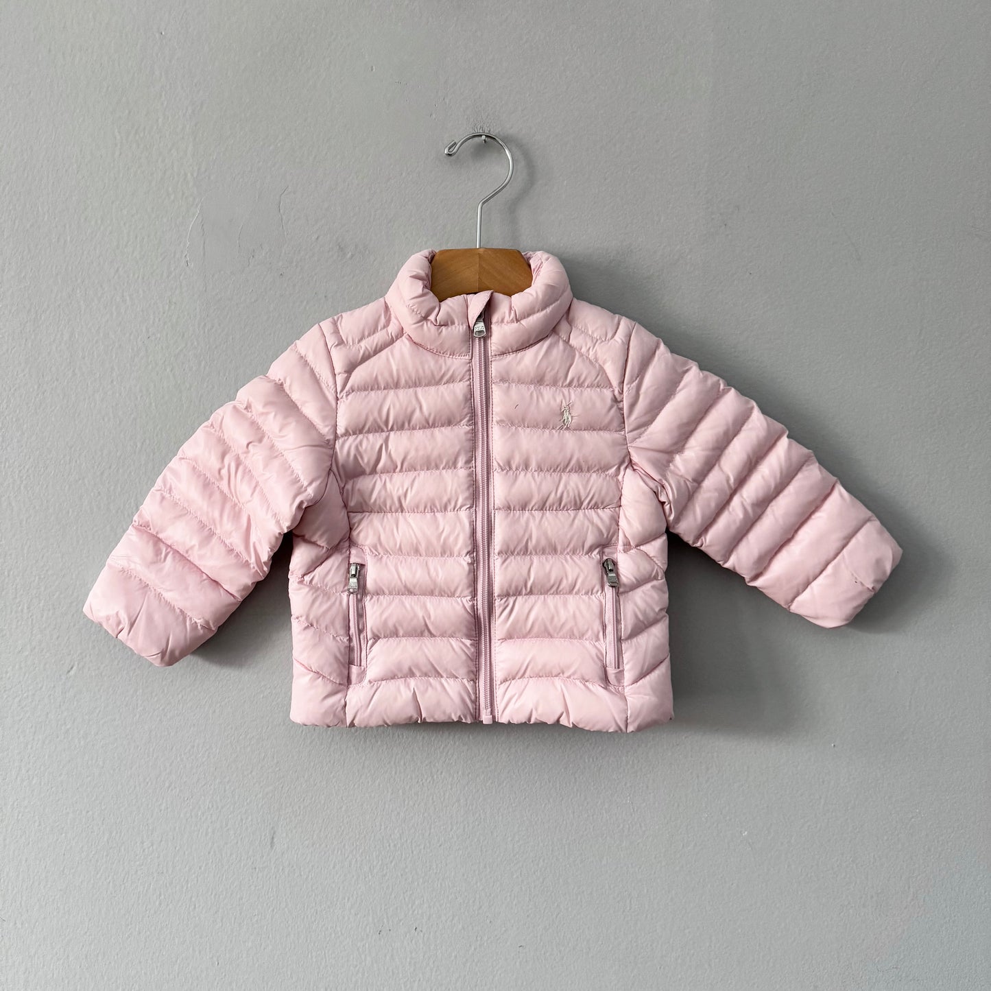 Ralph Lauren / Light pink puffer jacket / 18M