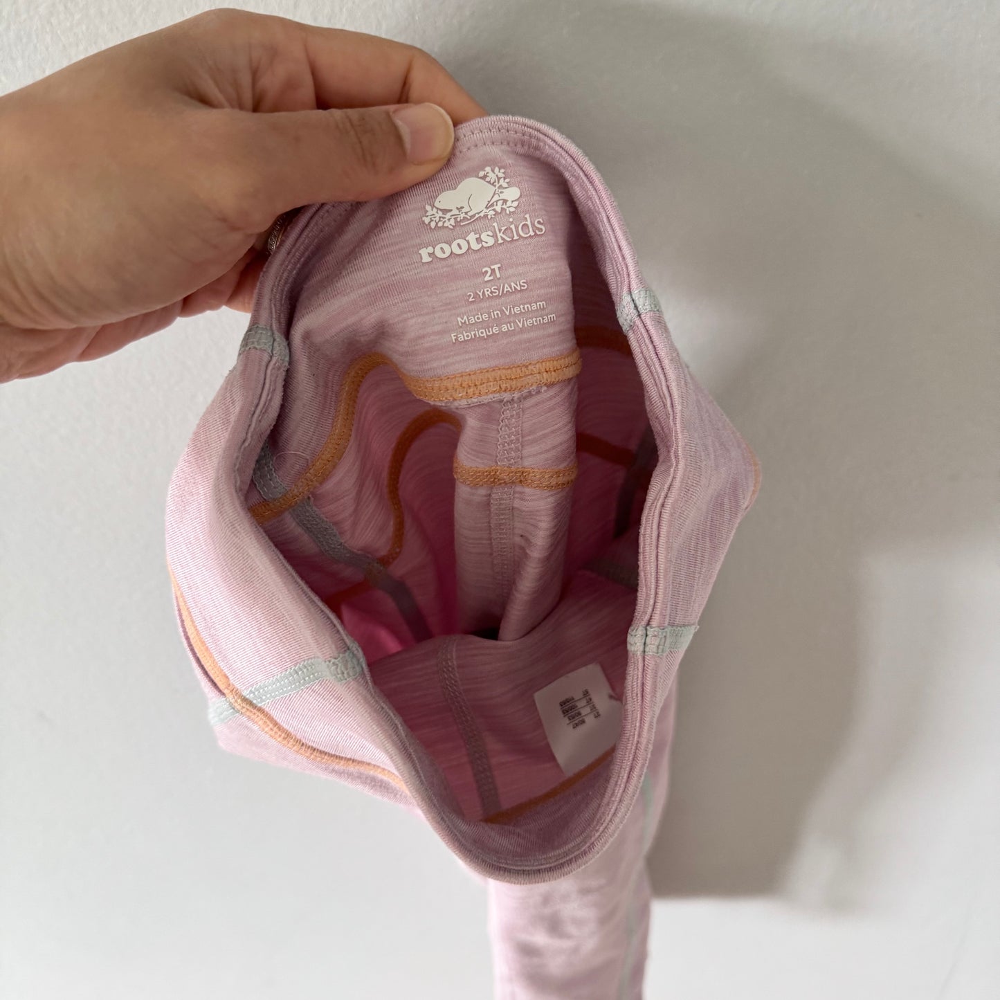 Roots / Pink active leggings / 2T