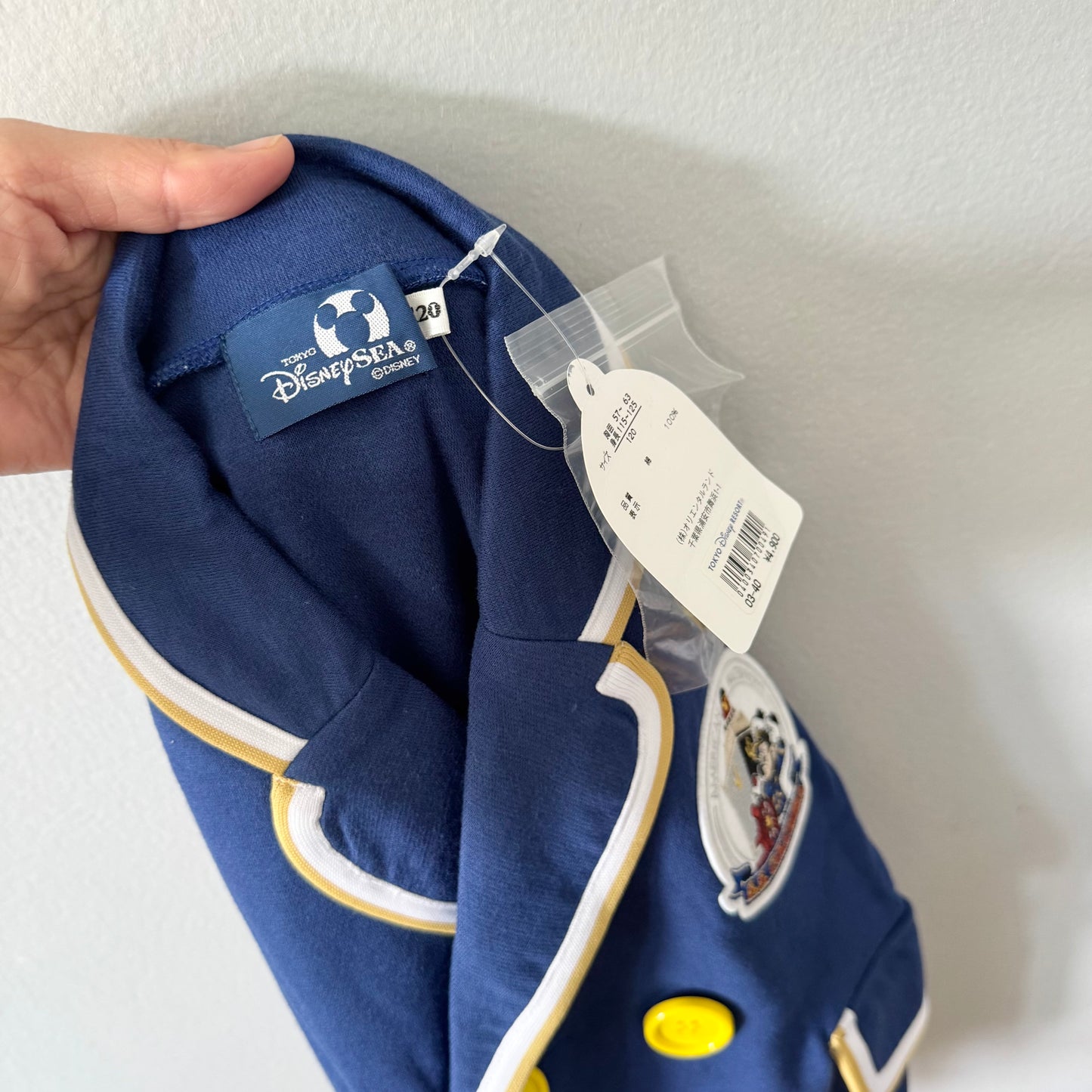 Disney Sea / Navy sailor jacket / 120cm(6-7Y) - New with tag