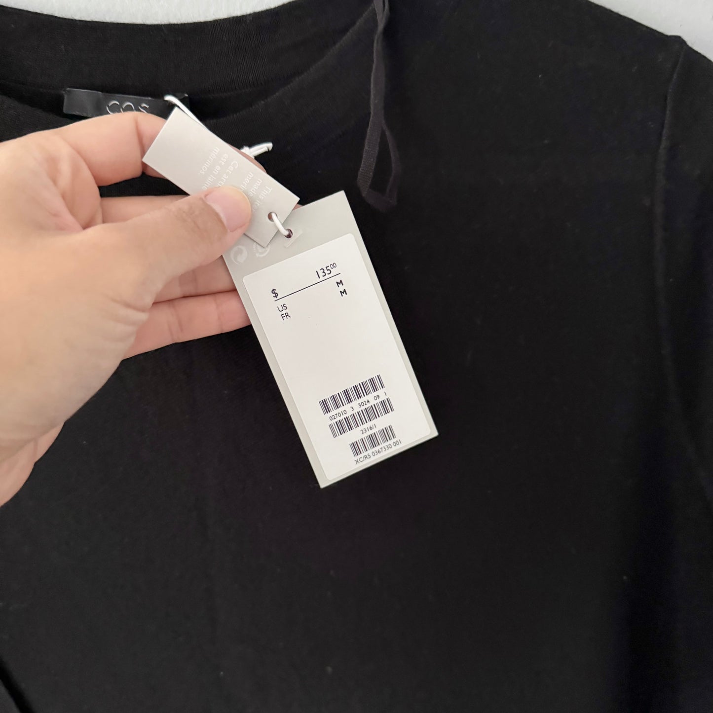 COS / Black knit dress / Women M - New with tag