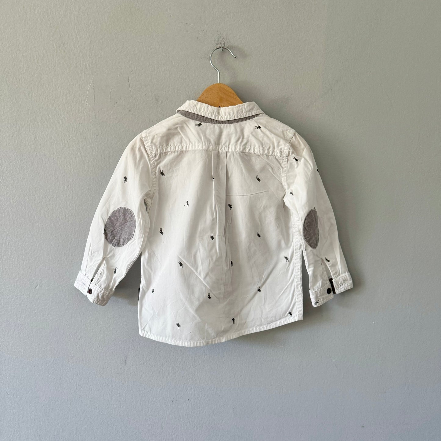 Souris Mini / White dress shirt / 18-24M