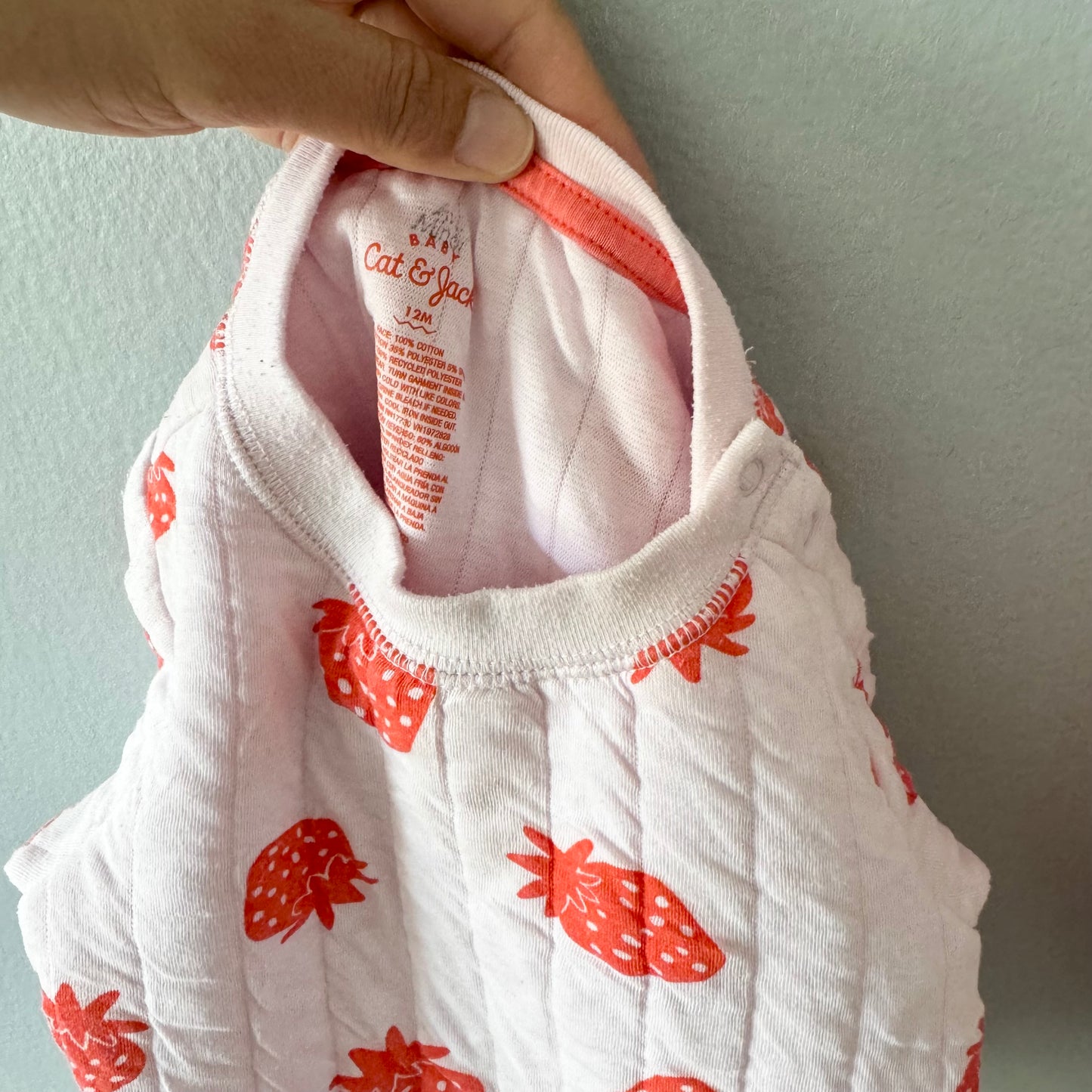Cat & Jack / Strawberry & orange harem set / 12M