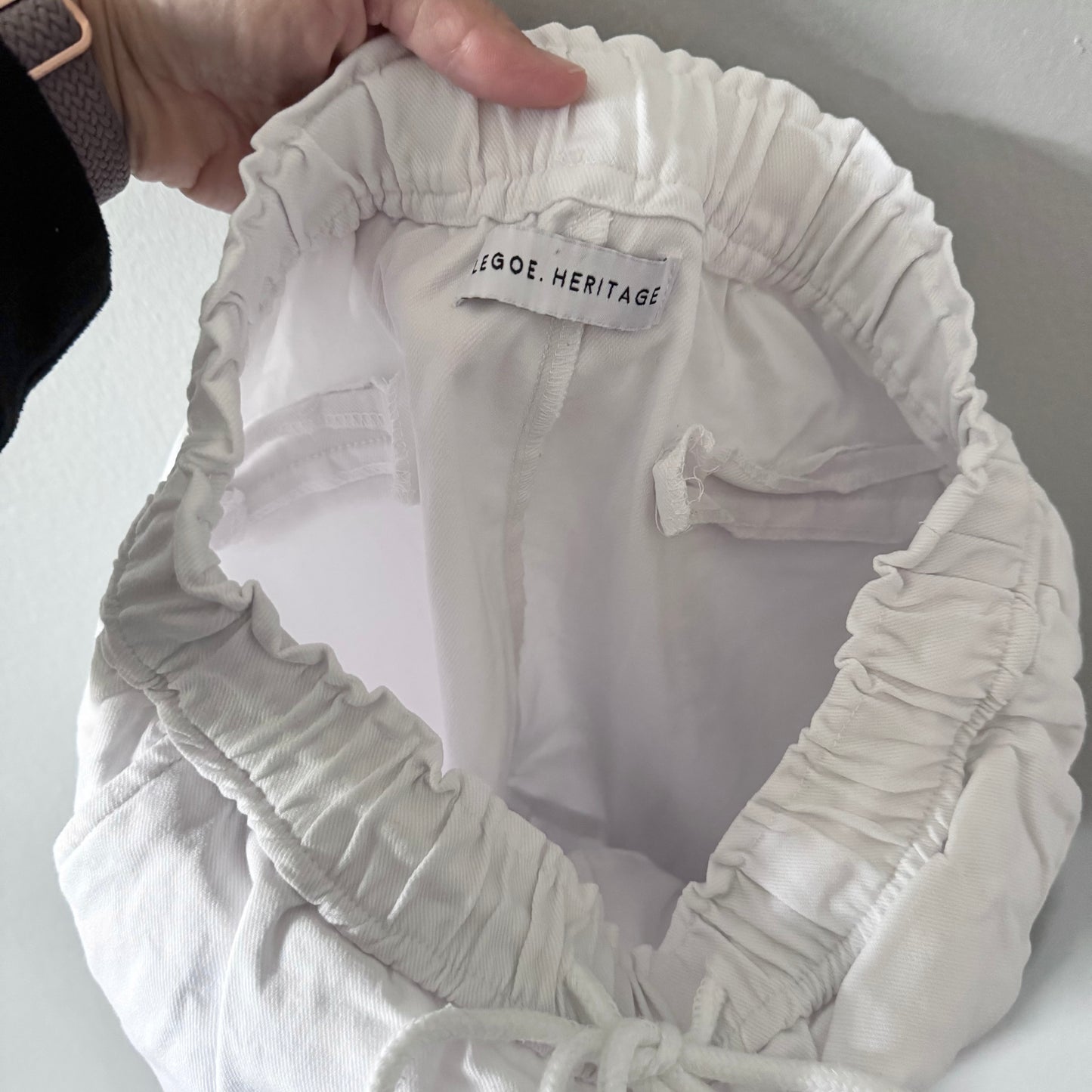 Legoe Heritage / Maternity White denim pants / XS