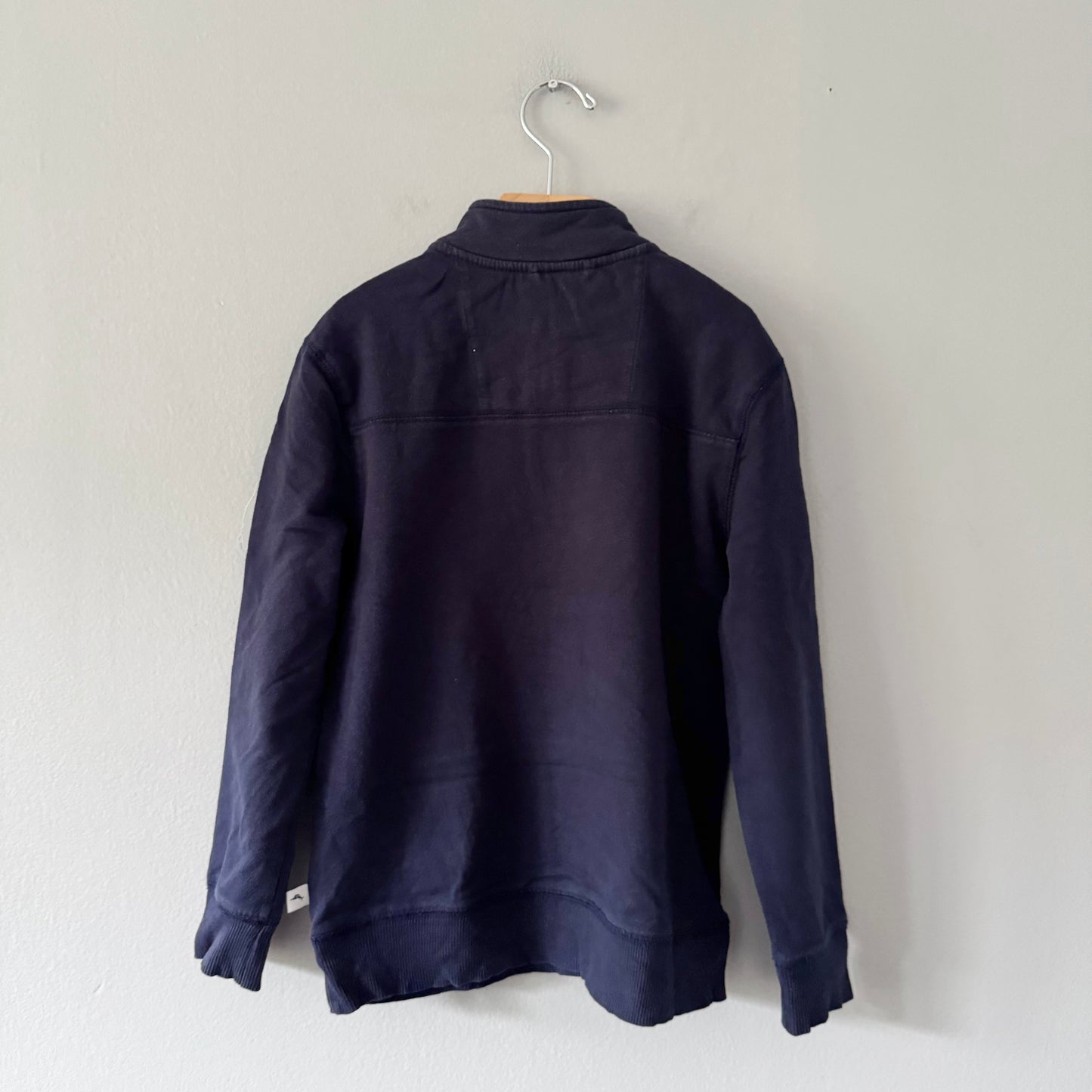 Tommy Bahama / Navy crew half zip up / 7-8Y