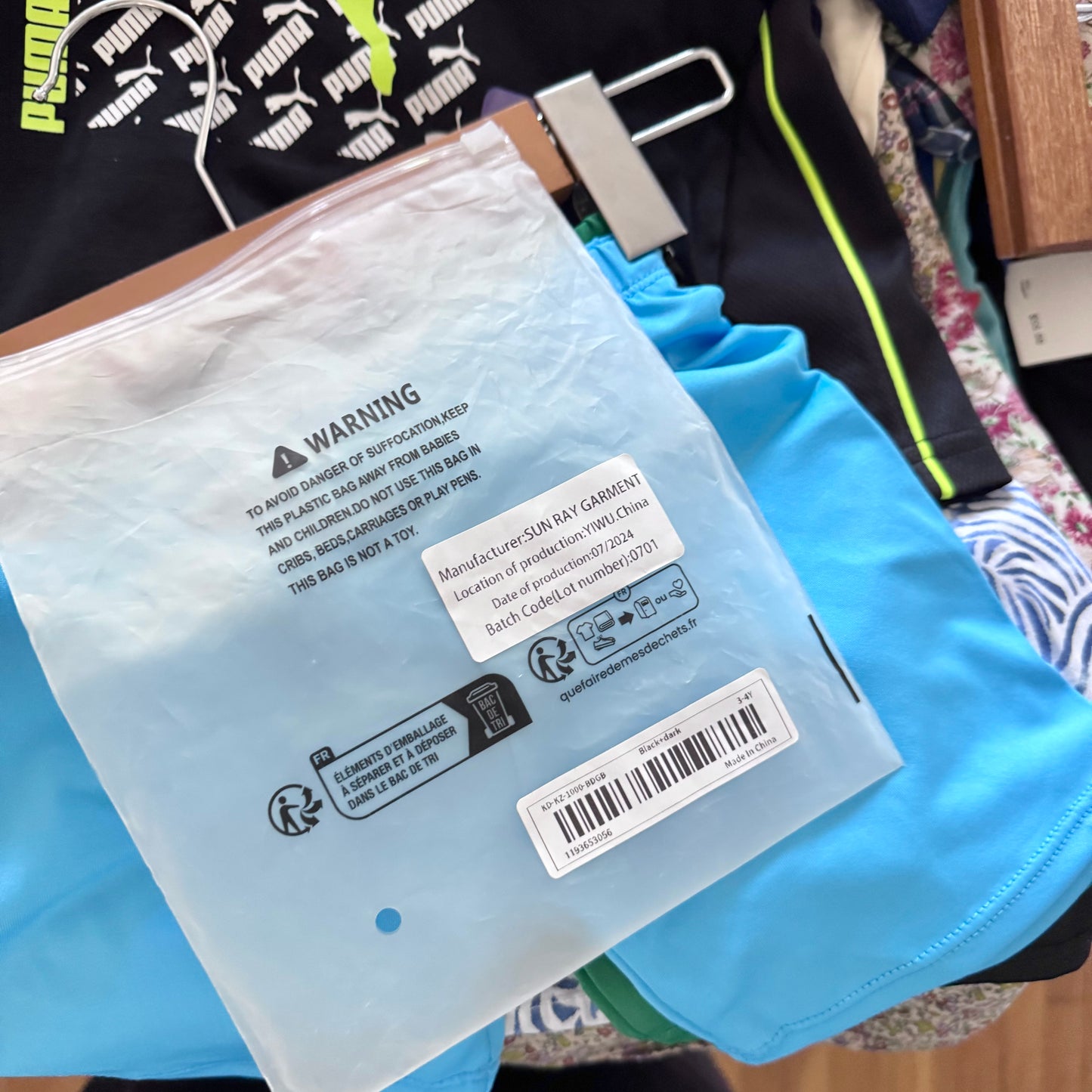 No brand / 3 Biker shorts / 3-4Y - New with bag