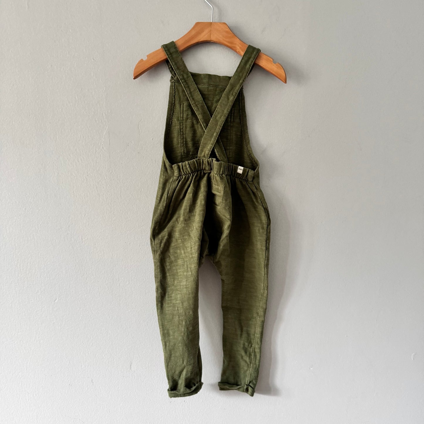 Mini mioche / Khaki overalls / 18-24M