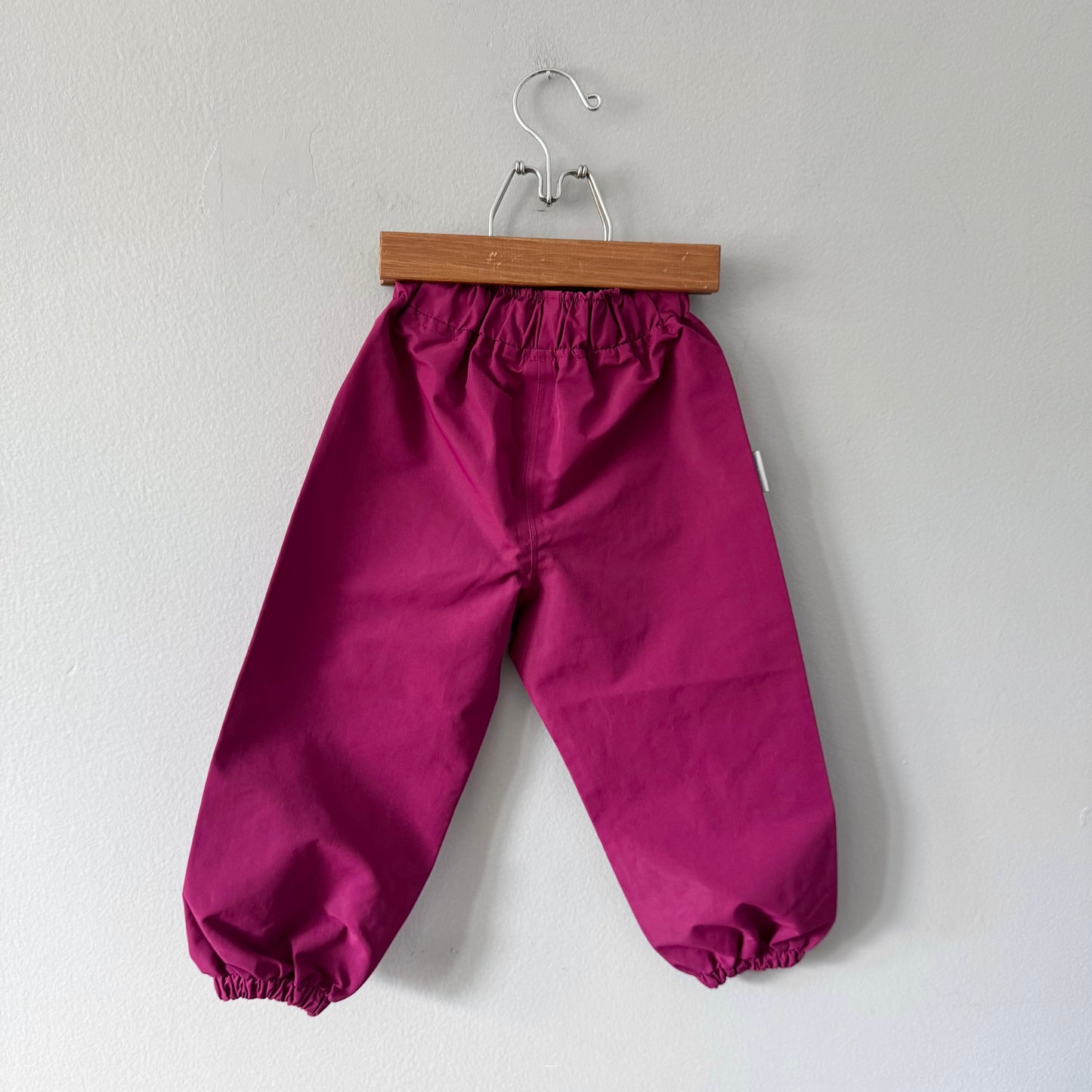 Jan & Jul / Plum rain pants / 2T