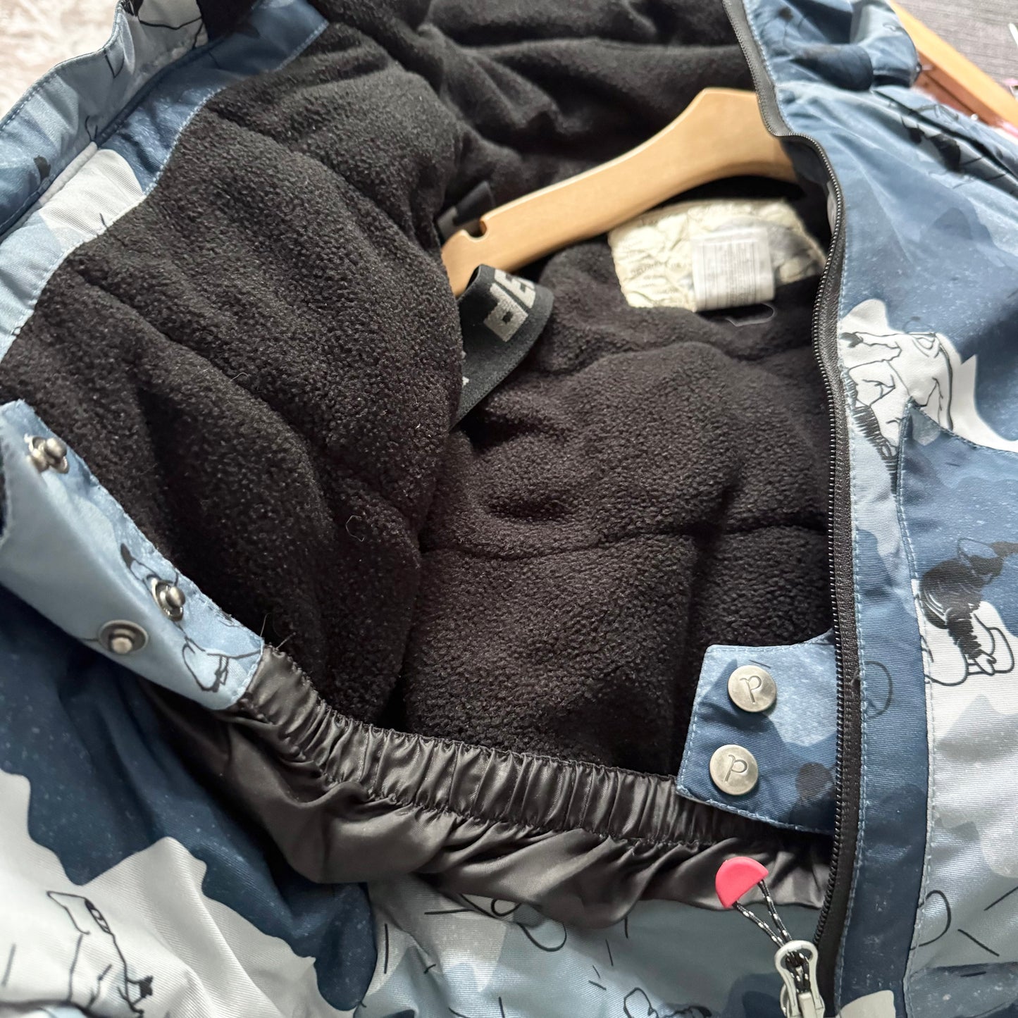 Deux par Deux / Navy x snowboarding snow jacket / 2Y