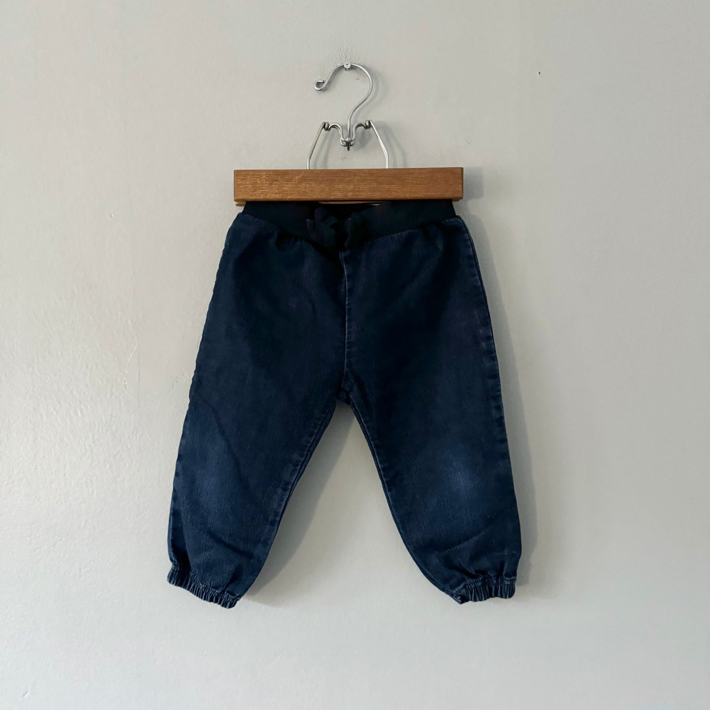 Petit Bateau / Denim jogger pants / 18M