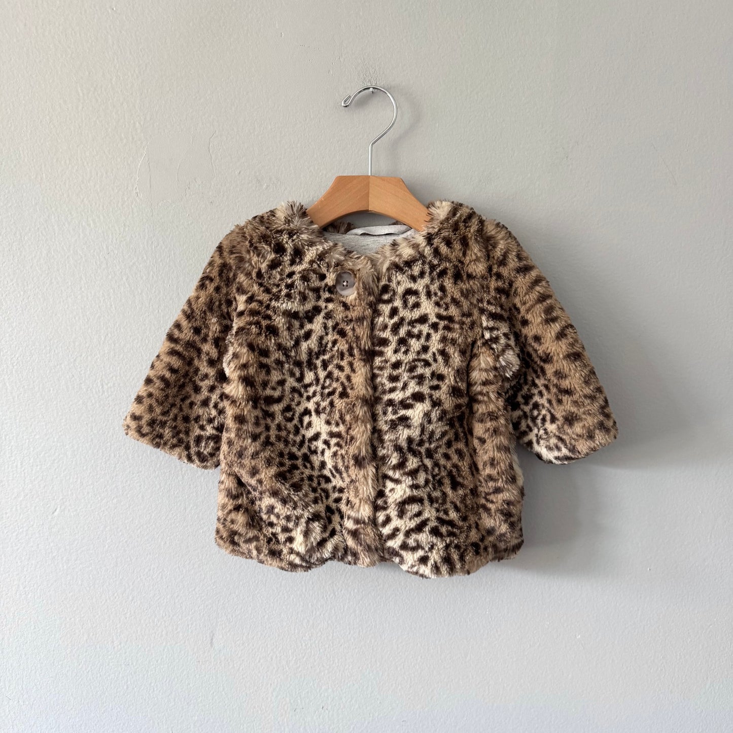 Next / Brown sherpa jacket / 12-18M