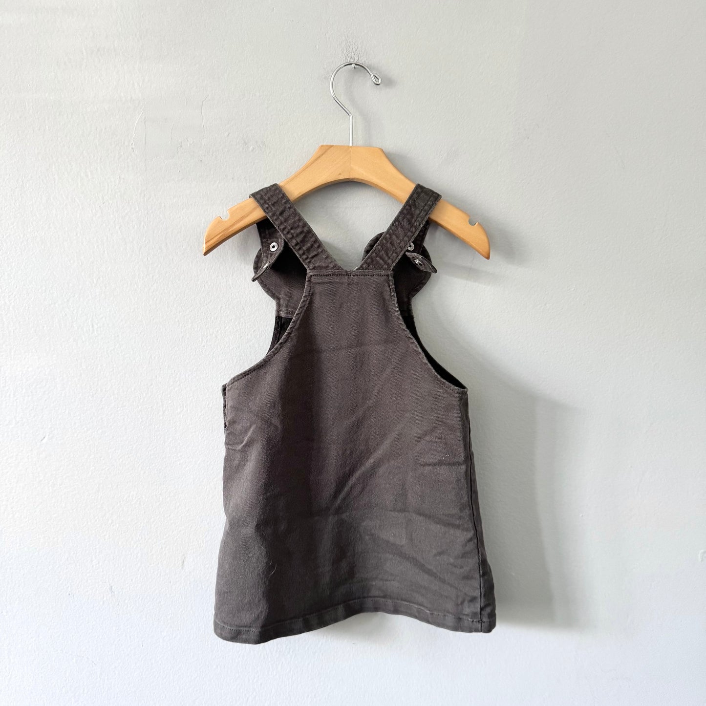 H&M / Grey Minnie overall skirt / 18-24M