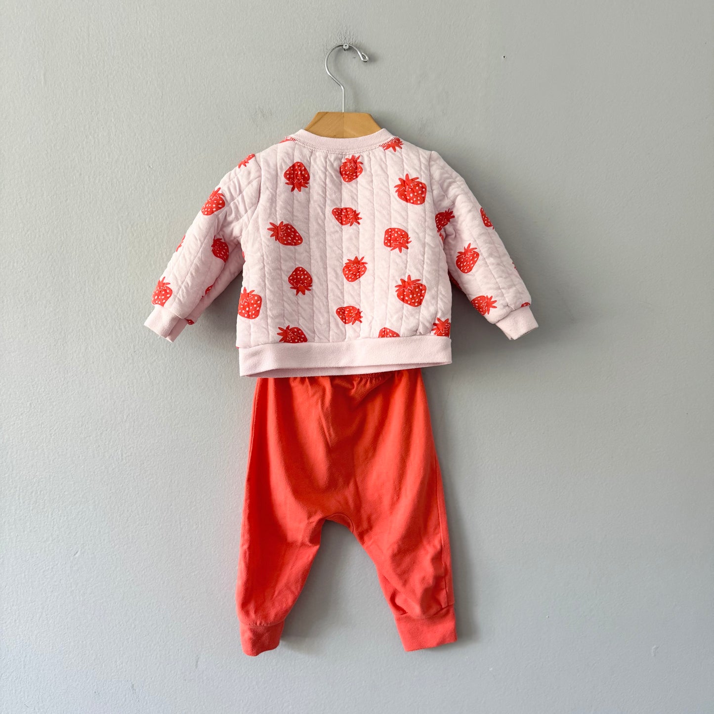 Cat & Jack / Strawberry & orange harem set / 12M