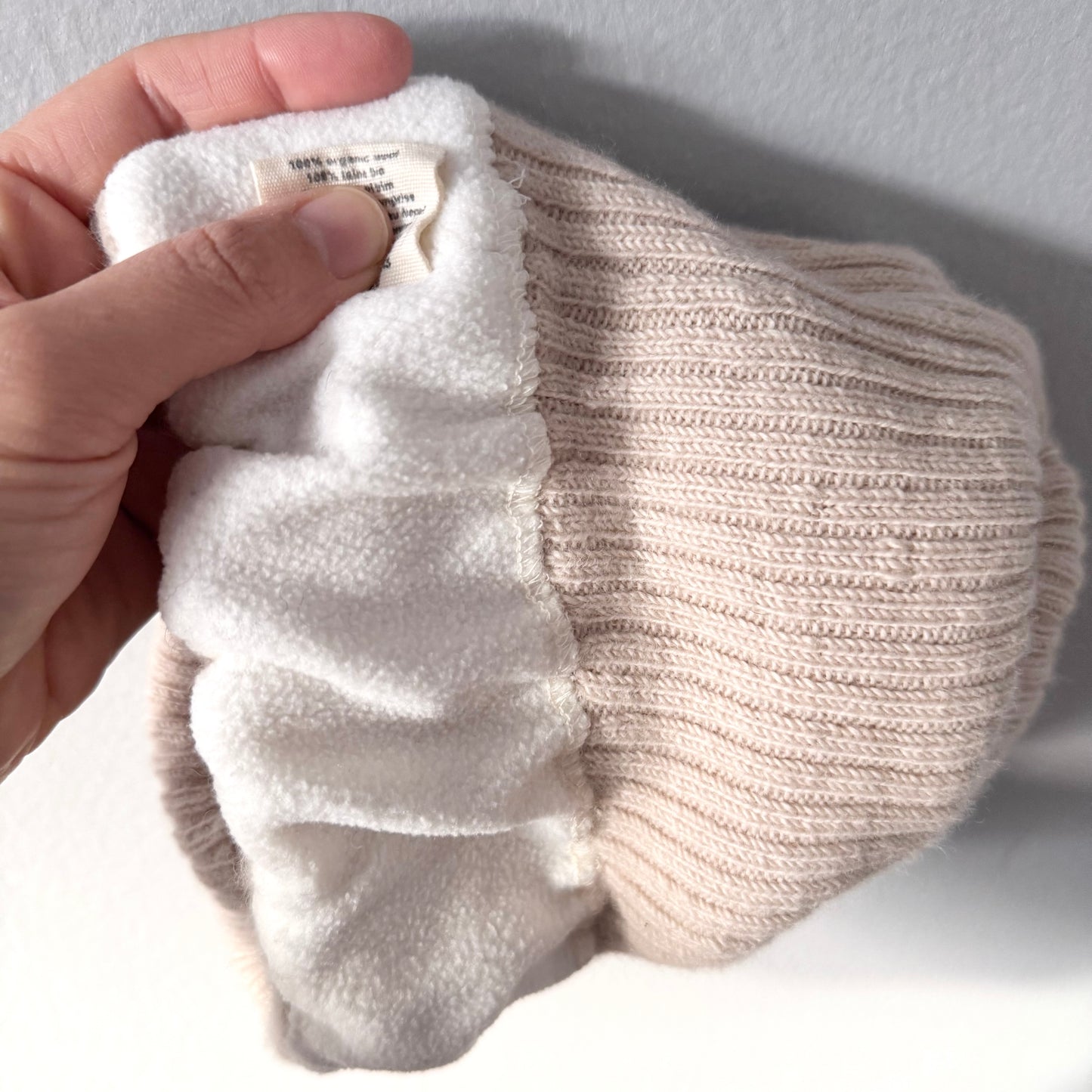 Mini mioche / Ivory beanie / 4-7Y