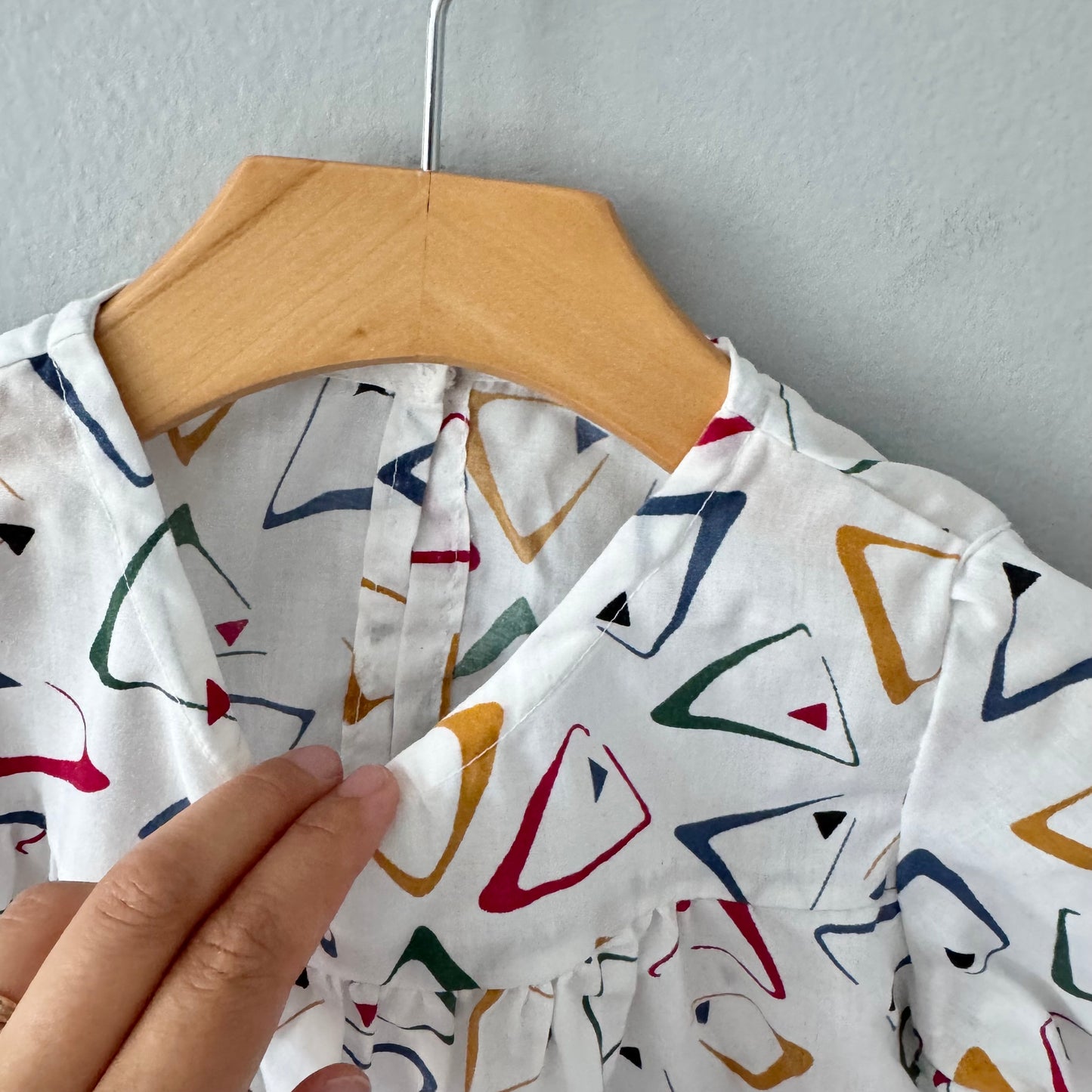 Handmade / White dress / 3Y