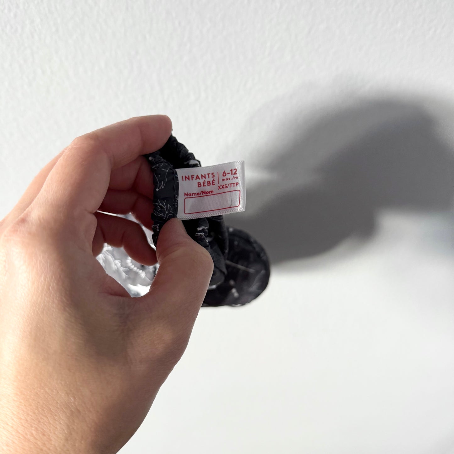 Kombi / Grey infant snow mittens / 6-12M