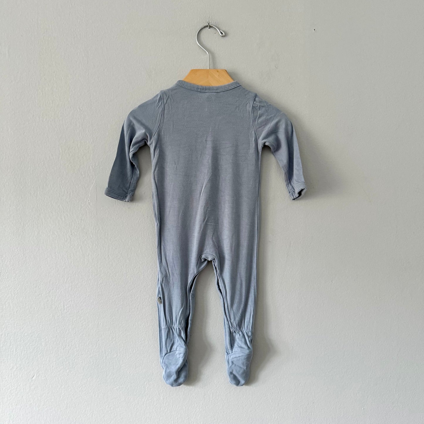 Kyte / Blue long sleeve romper / 3-6M