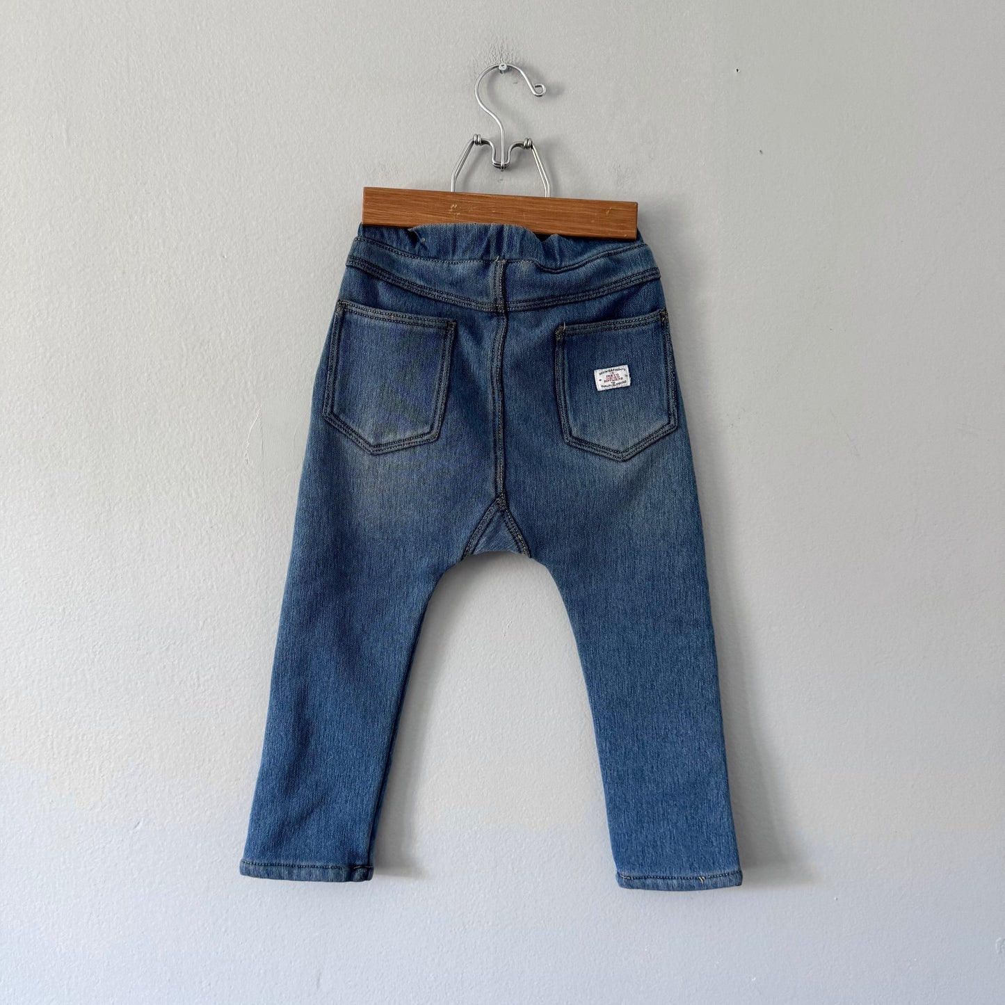 Zara / Lined denim leggings / 3-4Y