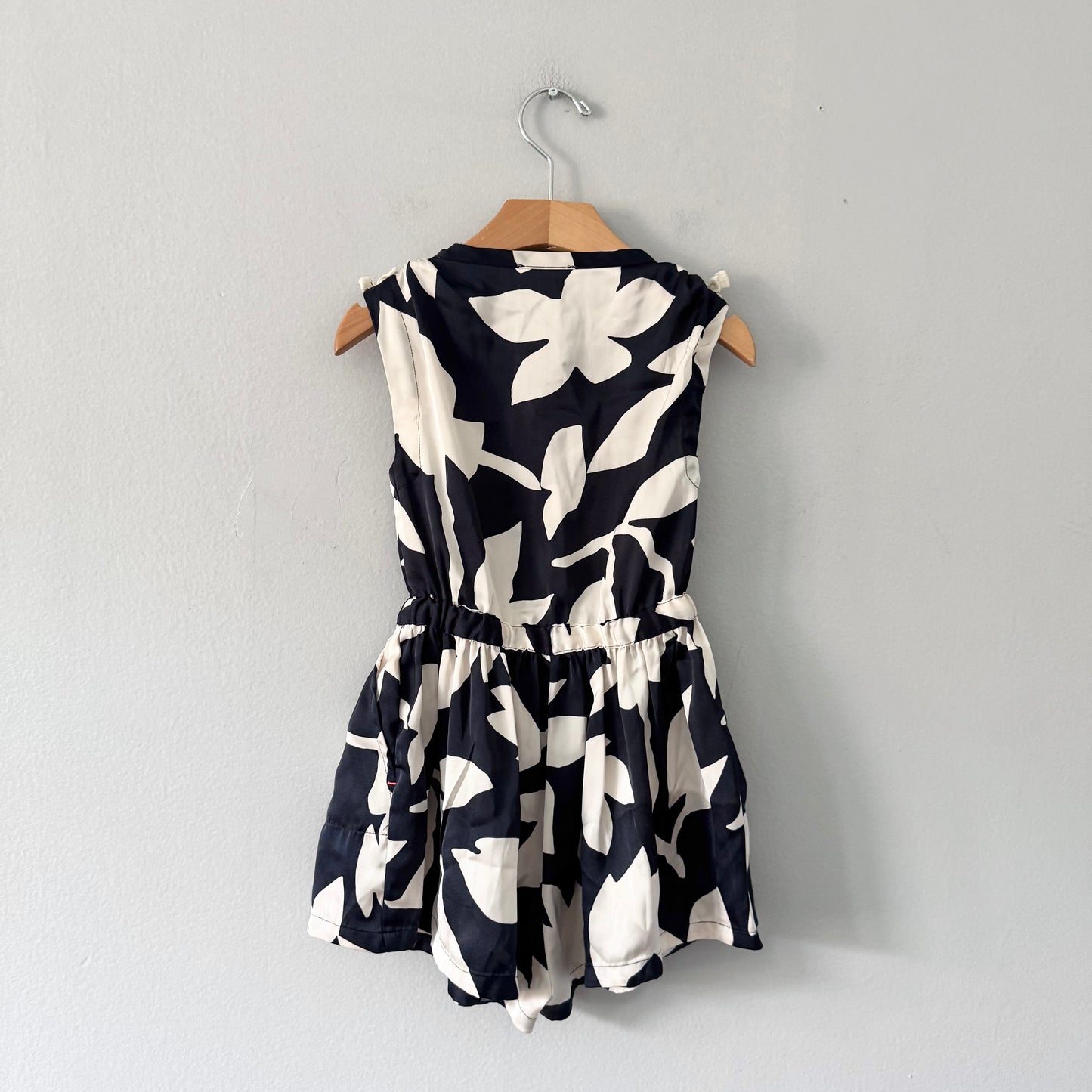 Crewcuts / Navy satin jumpsuit / 2Y