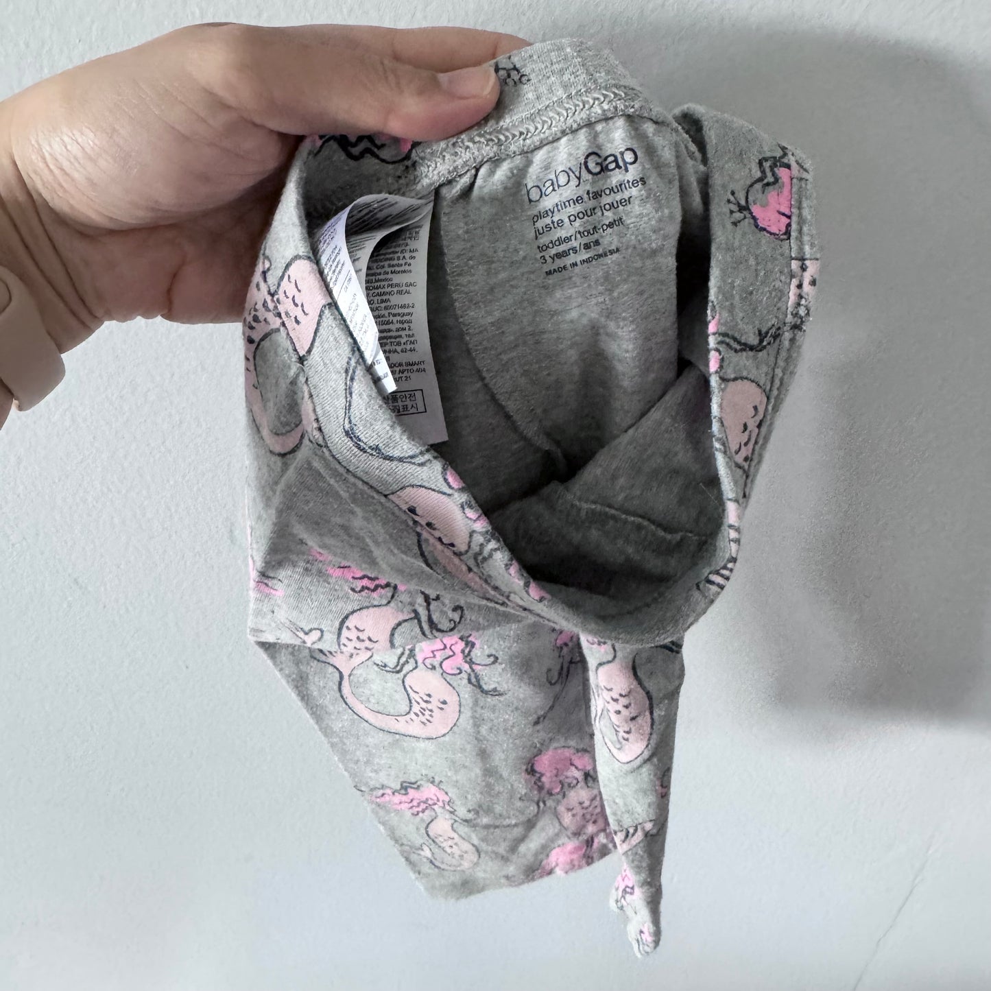 Gap / Legging capri sirène gris clair / 3 ans