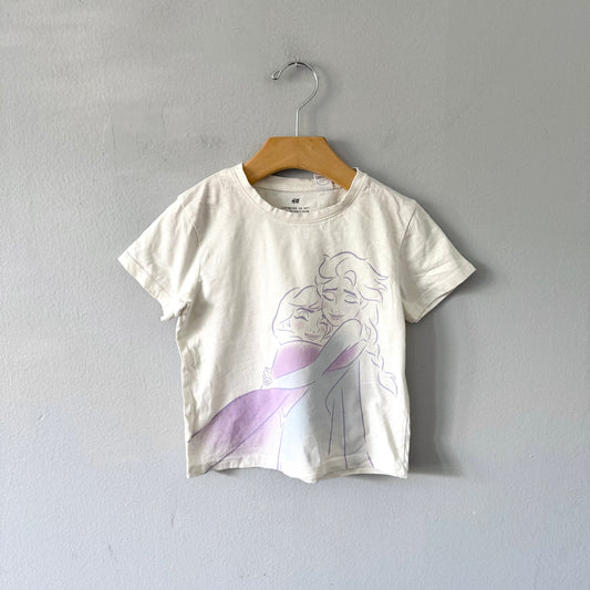 H&M / Frozen 2 white T-shirt / 2-4Y
