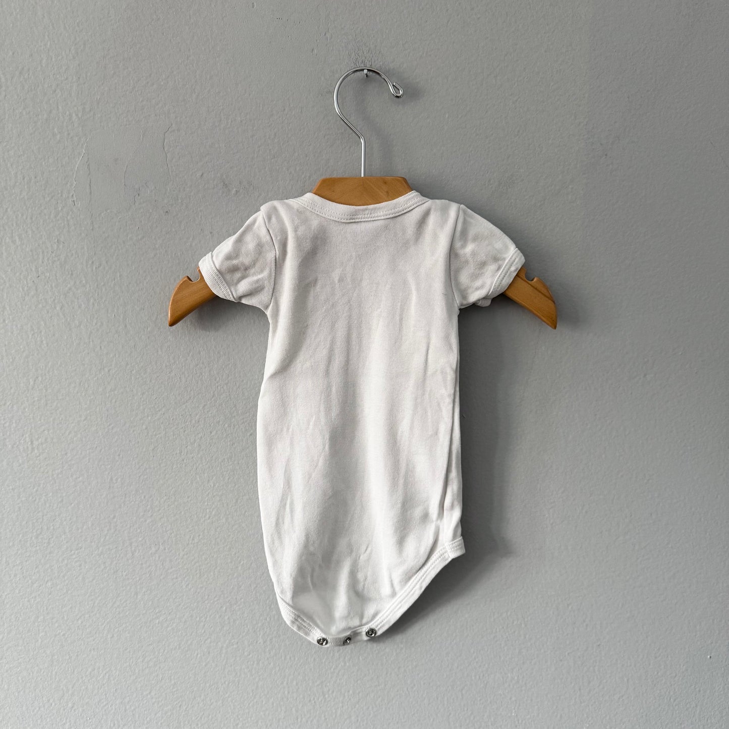 Petit Bateau / White onesie / 3M