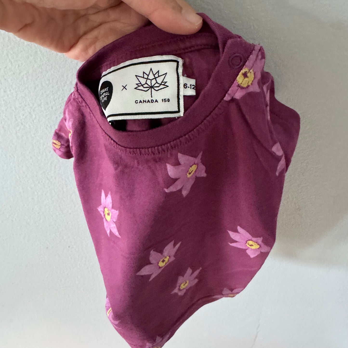 Drake General store x Canada 150 / Purple T-shirt / 6-12M(Fits 6M)