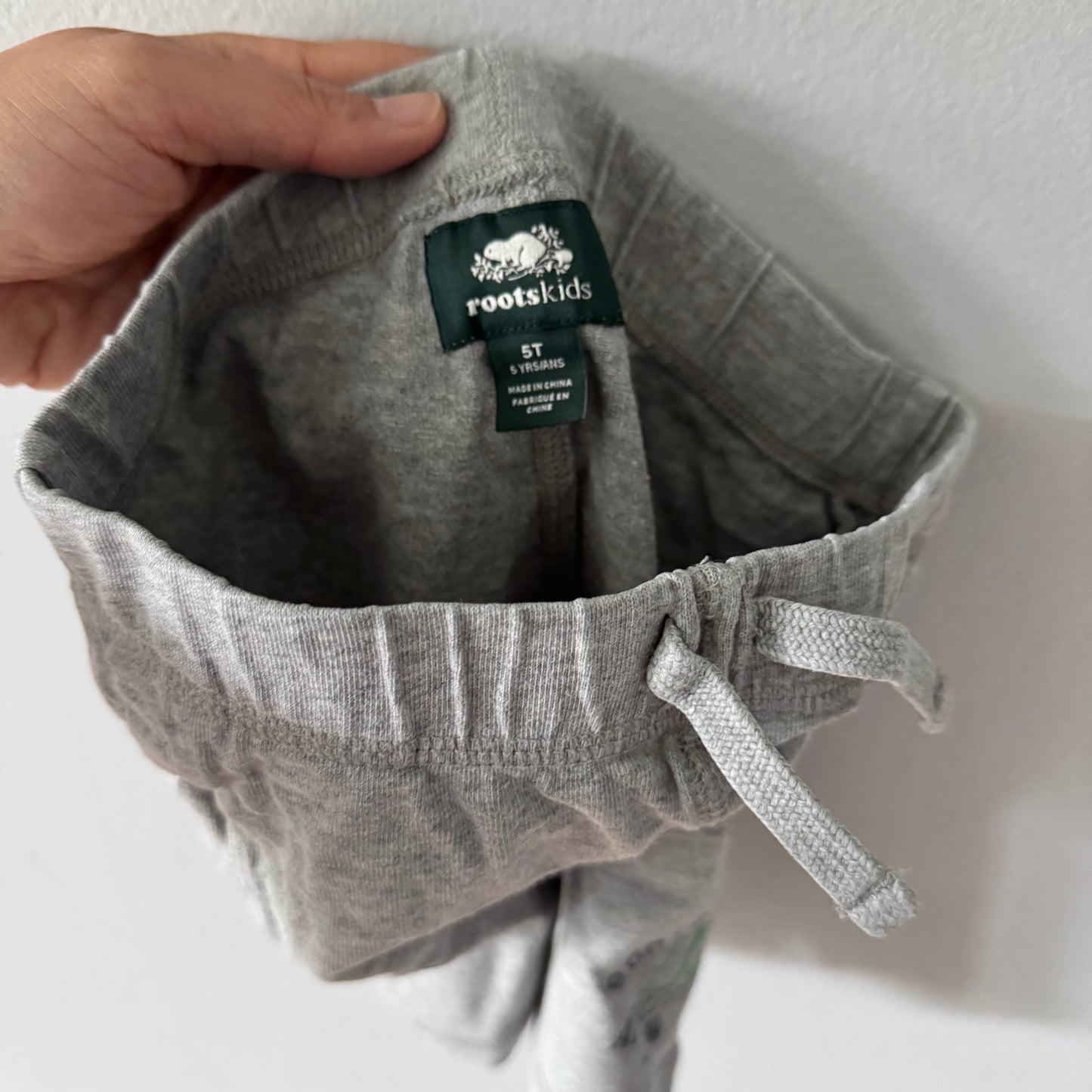 Roots / Light grey shorts / 5T