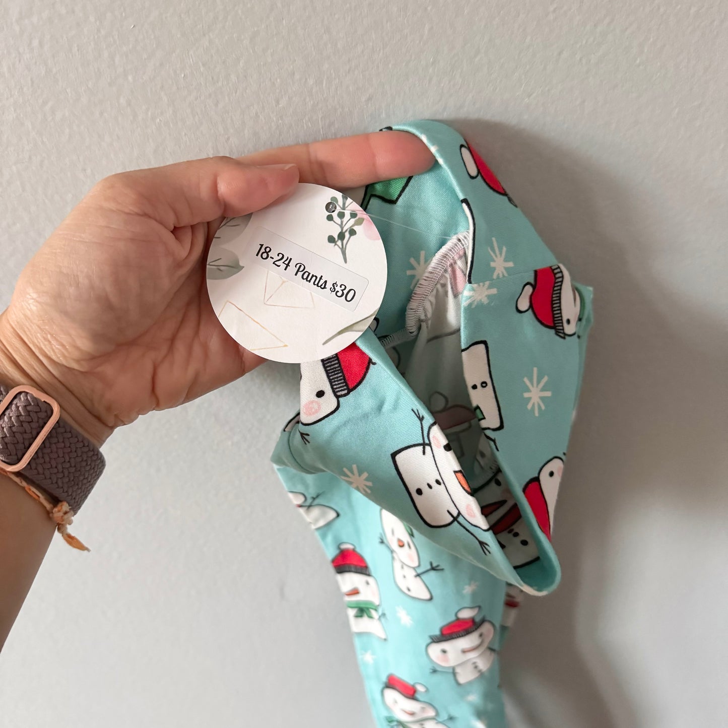 Curiously Crafting / Snowman leggings / 18-24M - New with tag