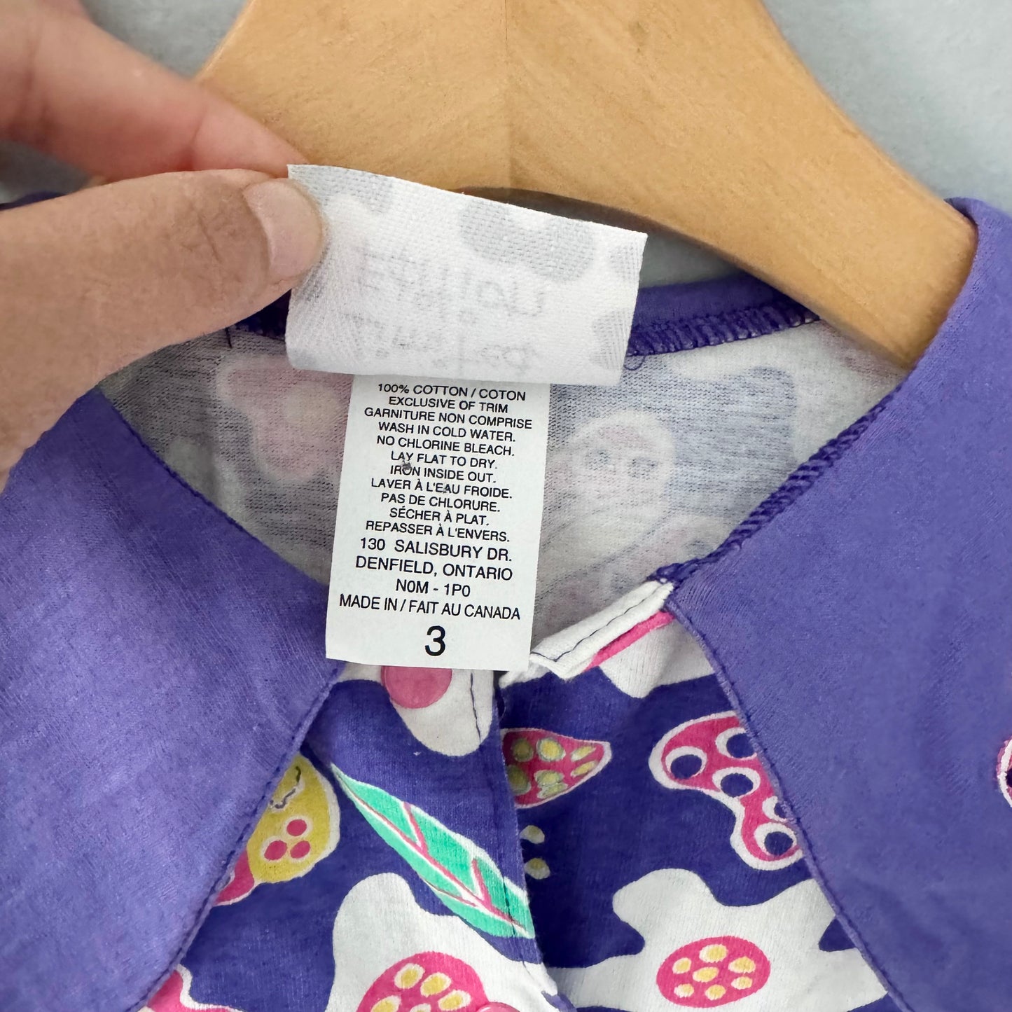 Vintage - Limited Edition / Purple dress / 3Y