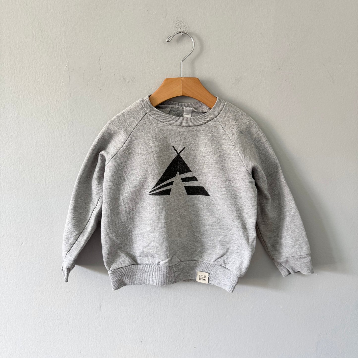 American Apparel / Light grey sweatshirt / 4Y