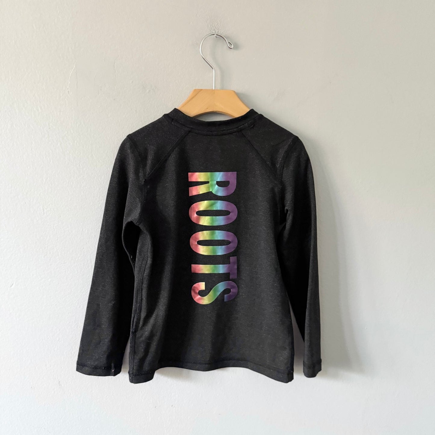 Roots / Black salt and pepper active long sleeve / 5T
