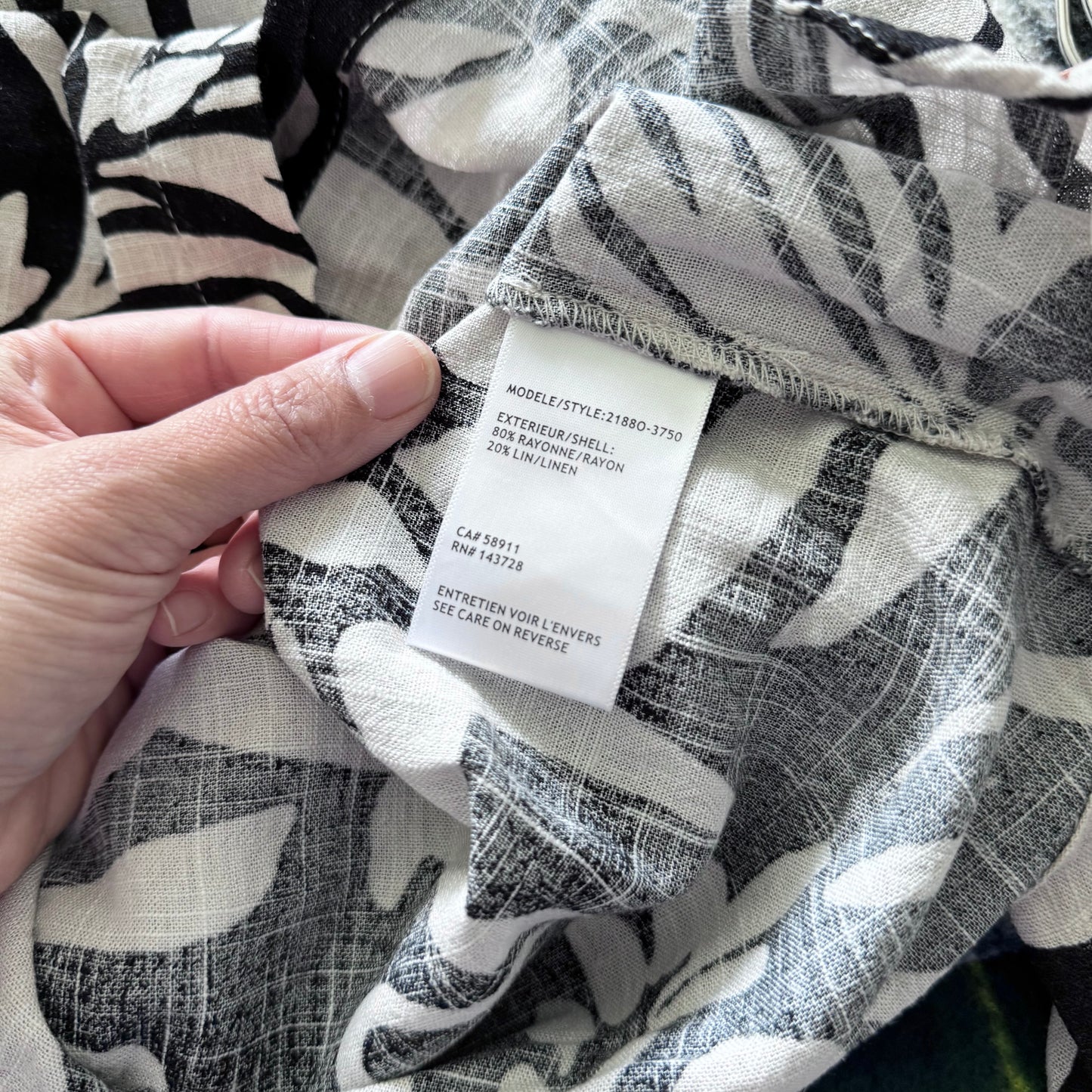 Trival / Chemise en lin à rayons X / Femme T