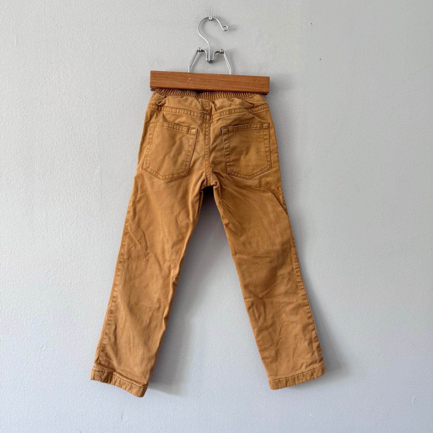 Petit Bateau / Cotton lined brown chino / 5Y